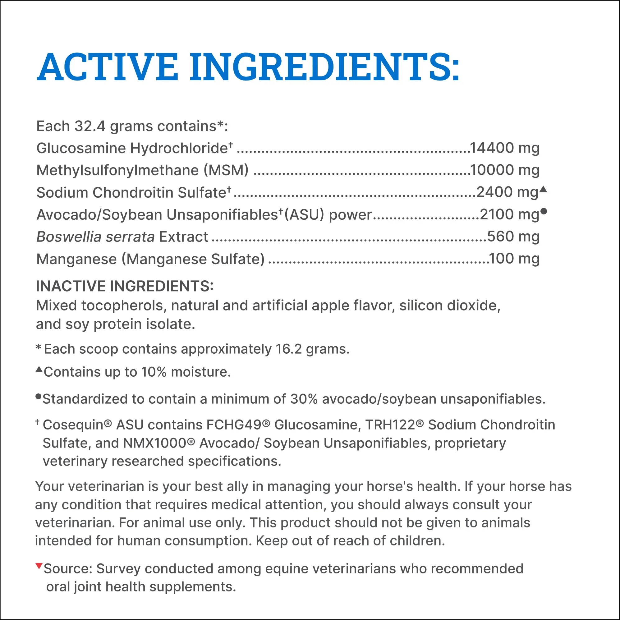 Nutramax Cosequin ASU Joint Health Supplement for Horses - Image 4