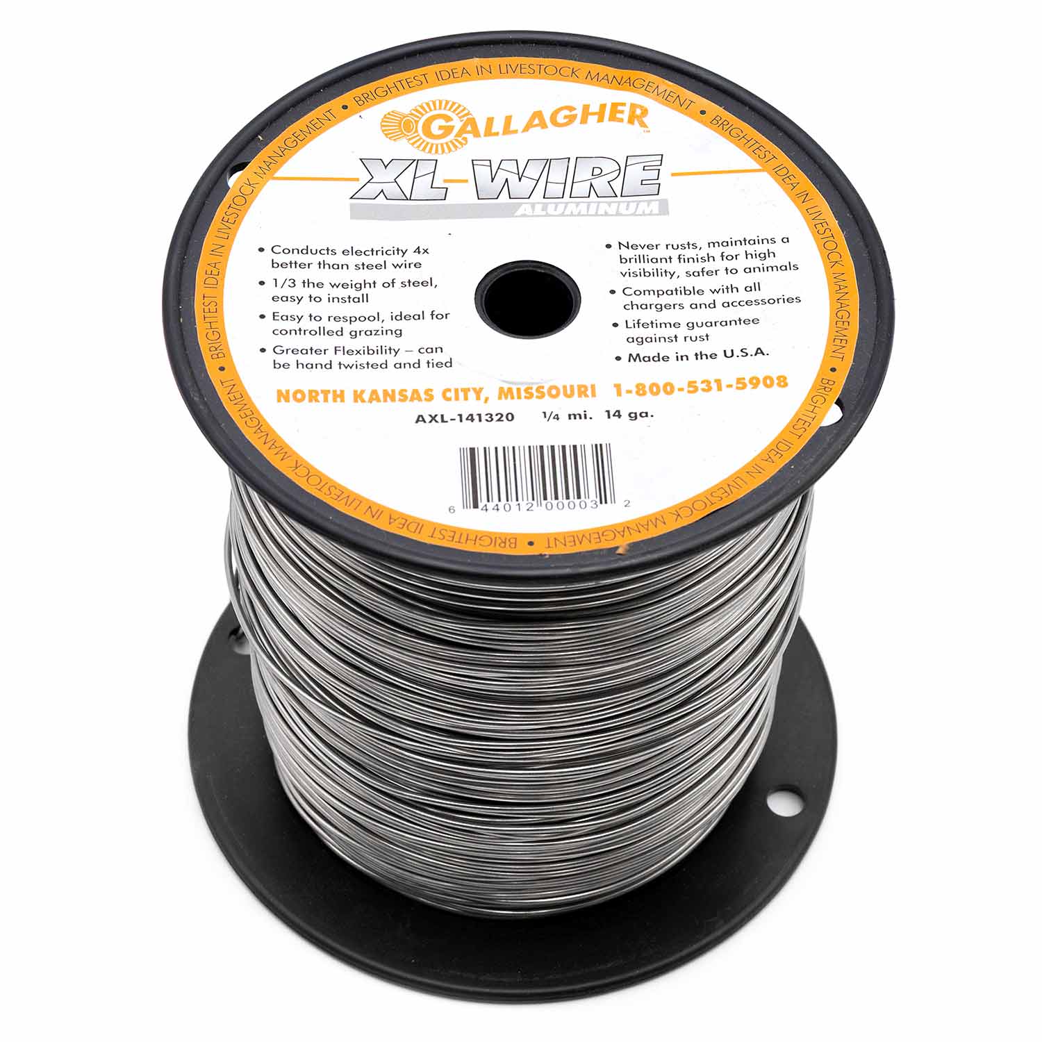 Gallagher Heavy-Duty 14 Gauge Electric Fence Wire – 1/4 Mile, Rust-Proof, Livestock Fencing - Image 3