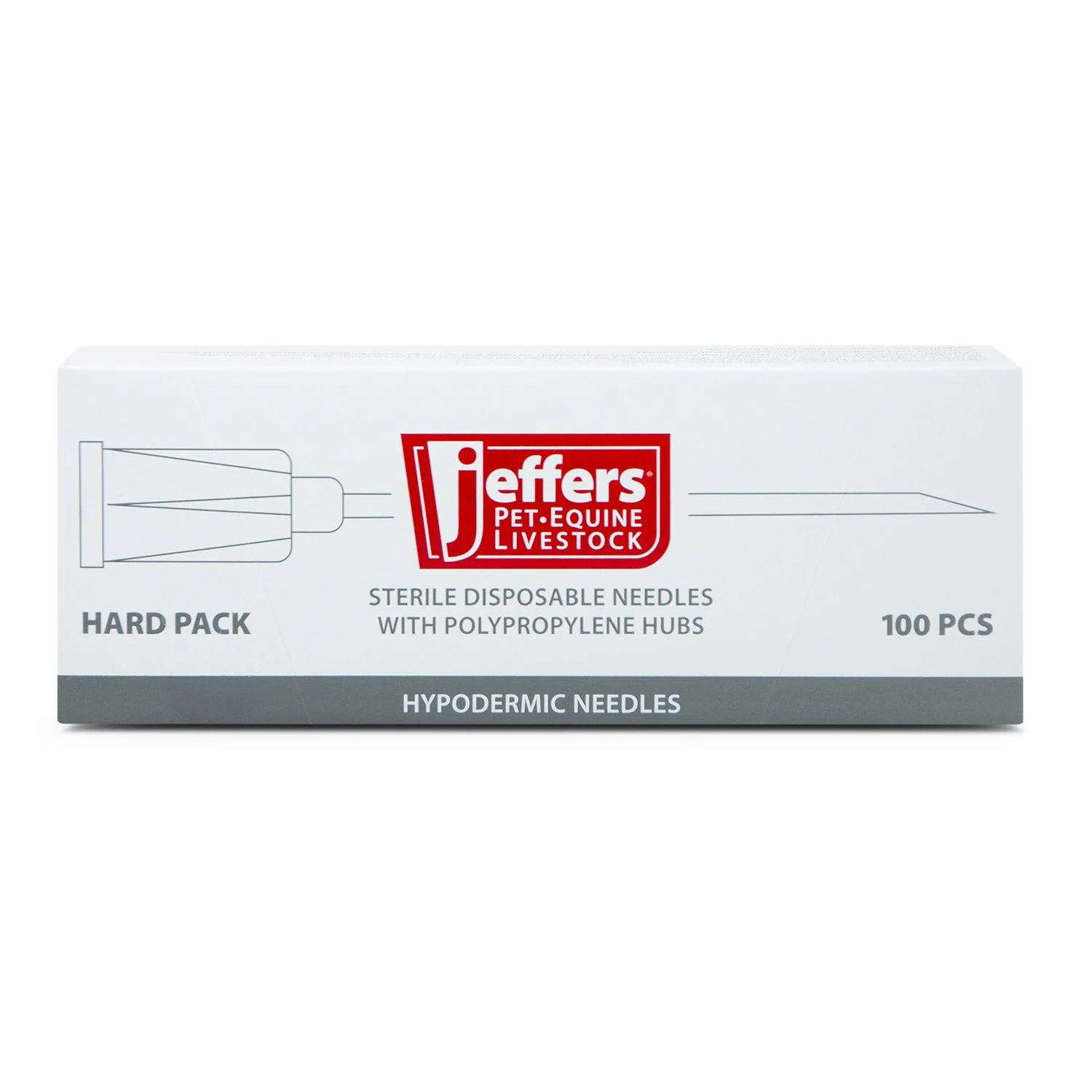 Jeffers Poly Hub Hypodermic Needles for Veterinary Use, Box of 100 - Image 12
