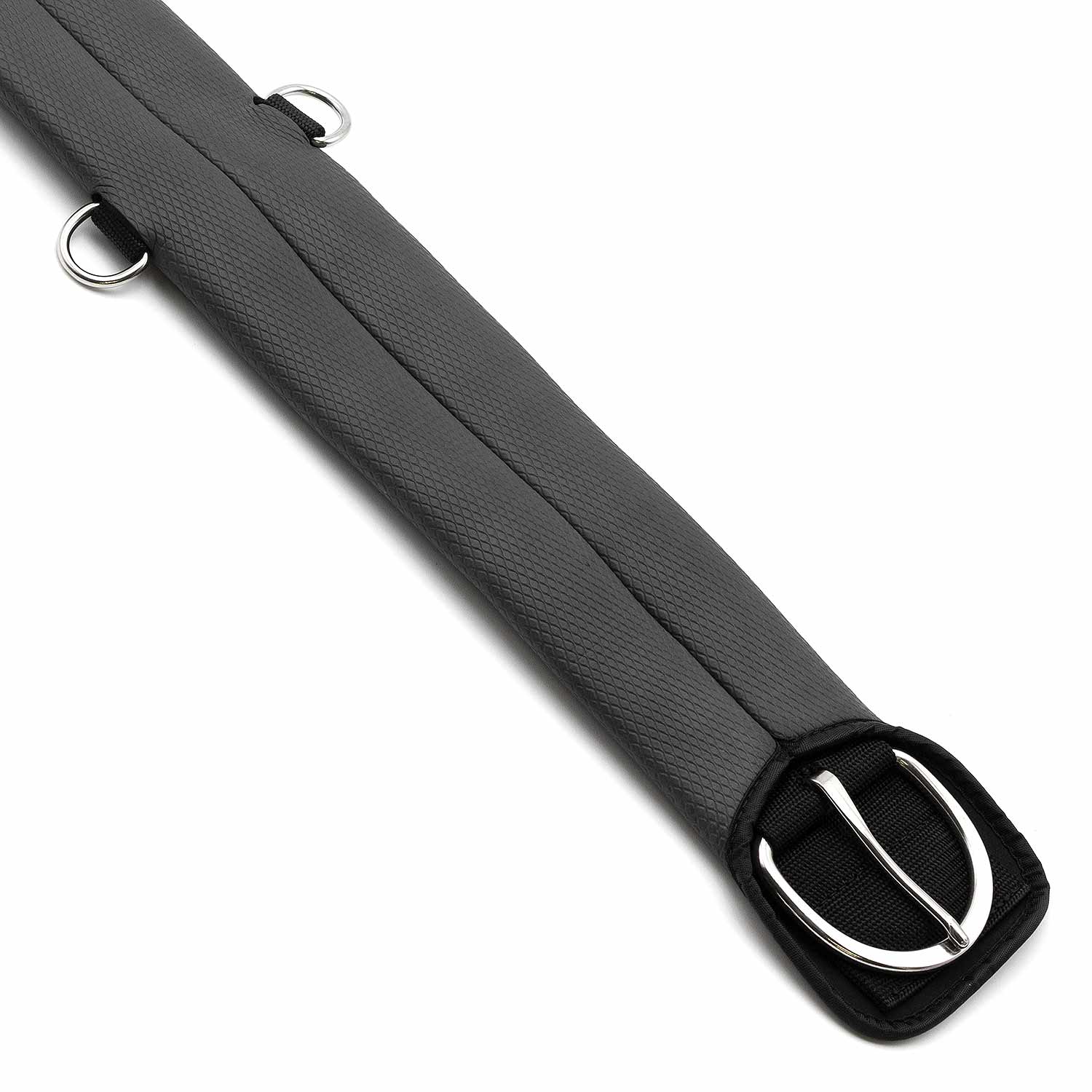 Jeffers Western PVC Sleeve Straight Cinch with Stainless Steel Hardware, Black - Image 5