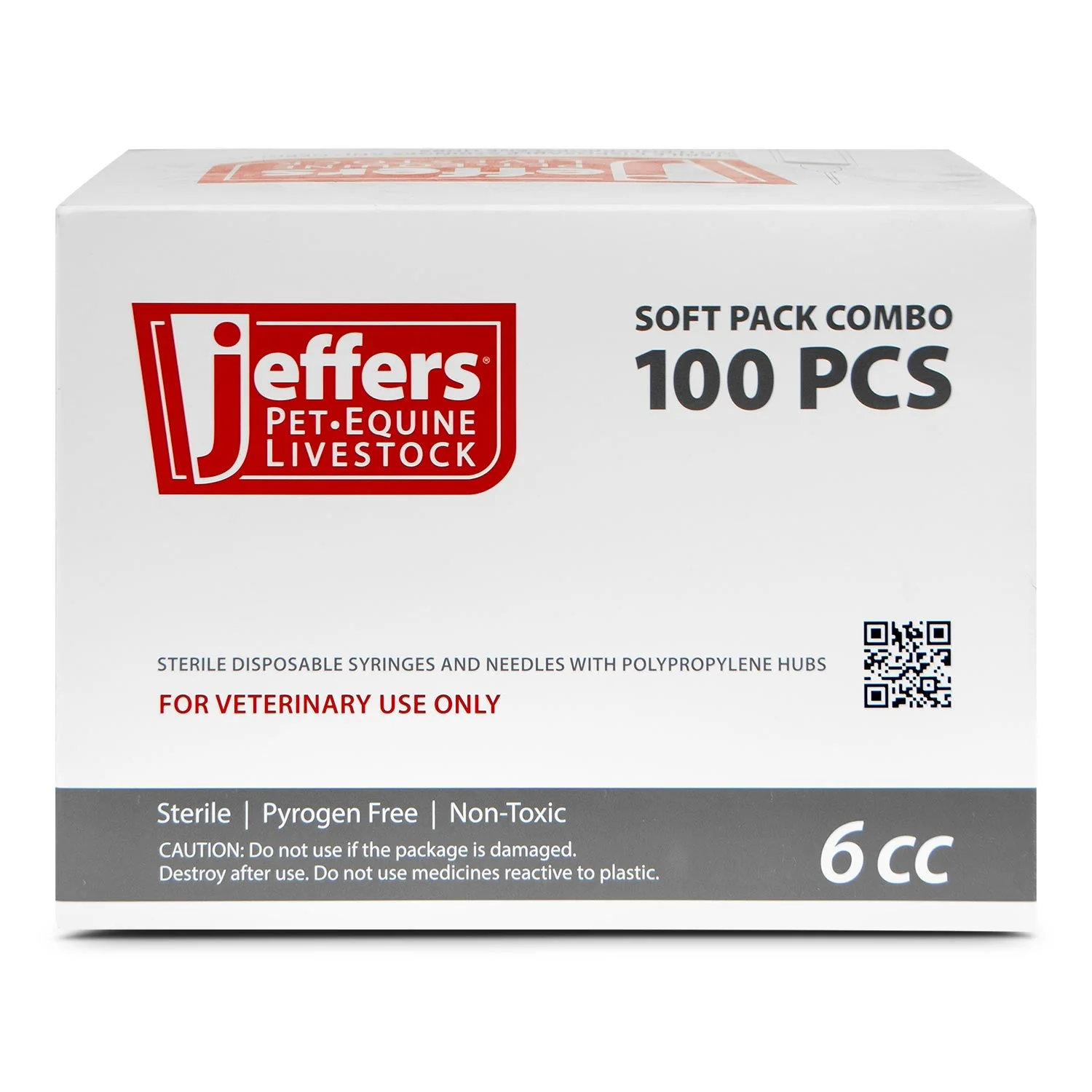Jeffers Luer Lock Syringe/Needle Combo, Box of 100 - Image 8
