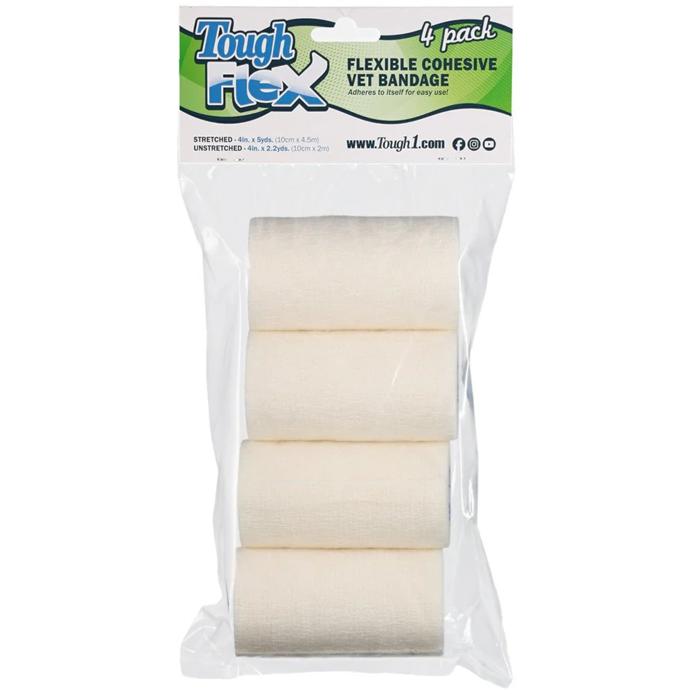 Tough Flex 4" Flexible Cohesive Vet Bandages, 4 pk - Image 13