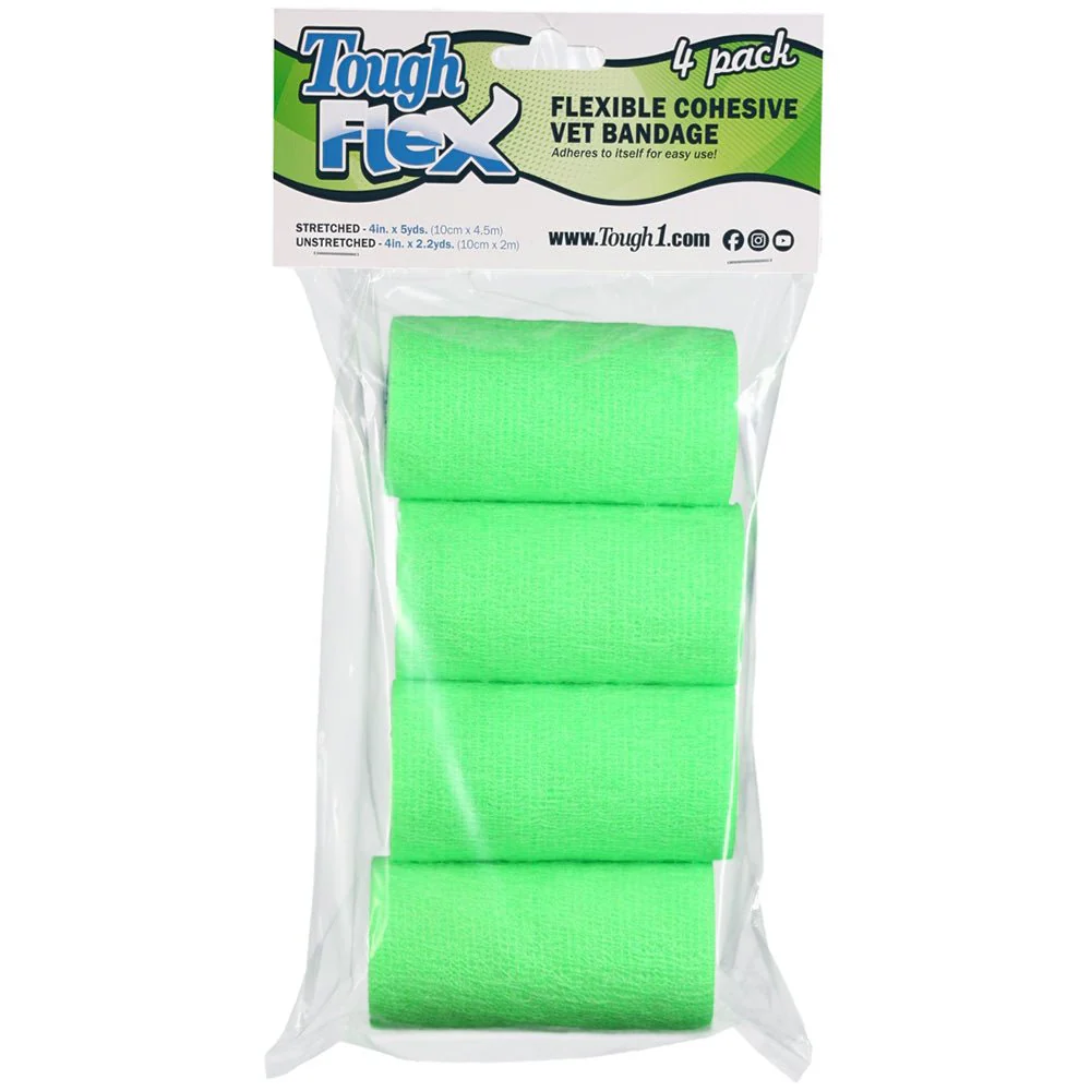 Tough Flex 4" Flexible Cohesive Vet Bandages, 4 pk - Image 22