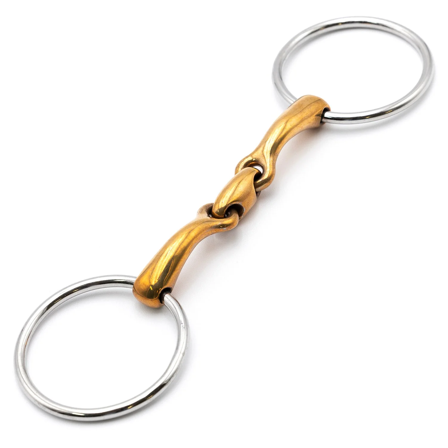 Jeffers Oval Mouth Copper Loose Ring Horse Bit, 5" - Image 2