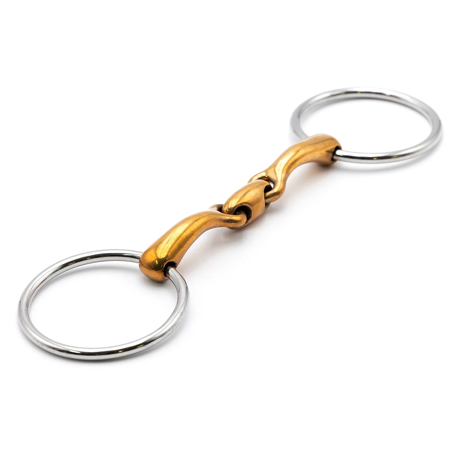Jeffers Oval Mouth Copper Loose Ring Horse Bit, 5" - Image 5