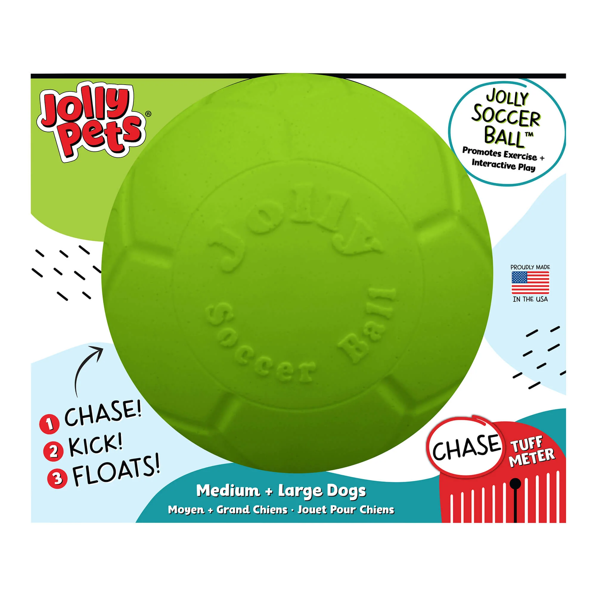 Jolly Soccer Ball for Dogs – Durable, Floating, Puncture-Resistant, Fetch Toy, Made in USA - Image 10