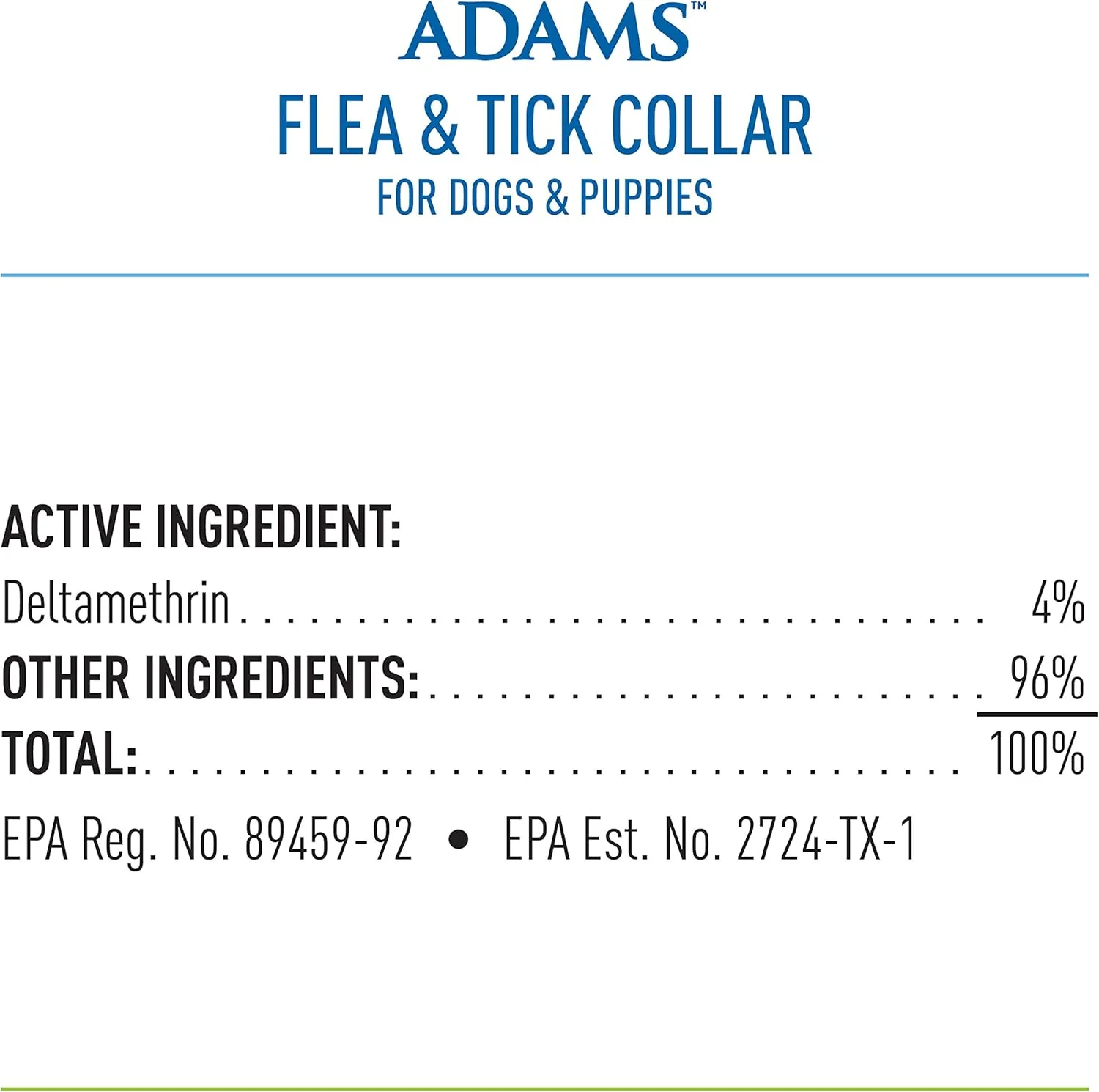 ADAMS Flea & Tick Collar for Dogs & Puppies, 2 Pack, 12 Months Protection, Adjustable One Size Collar Fits All Dogs 12 Weeks & Older - Image 3