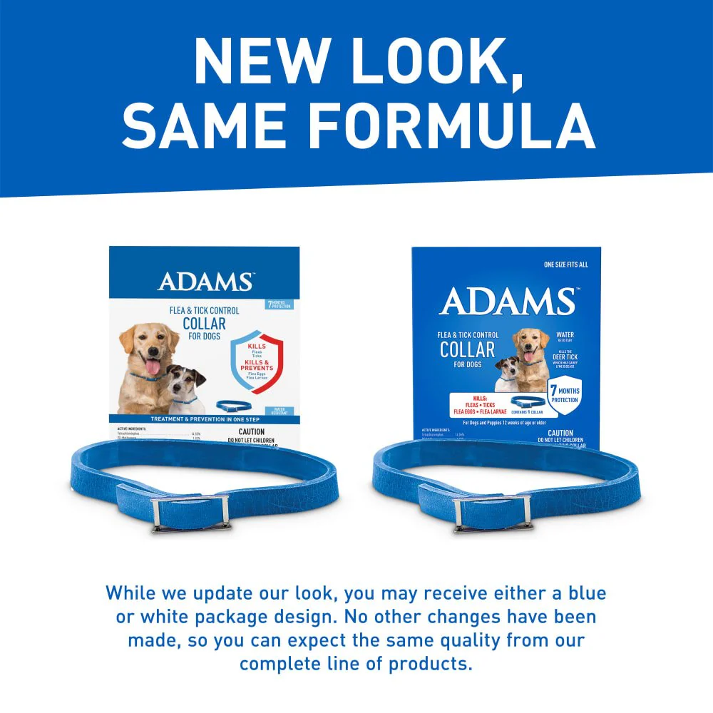 ADAMS Flea & Tick Control Collar for Dogs, 7-Month Protection, Adjustable One Size Collar Fits All - Image 8