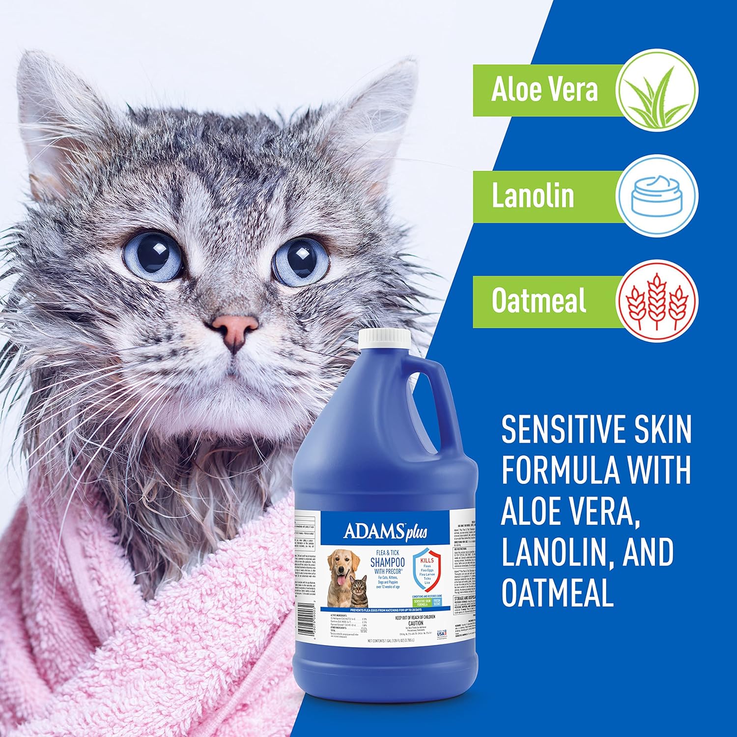 Adams Plus Flea & Tick Shampoo with Precor - Image 9