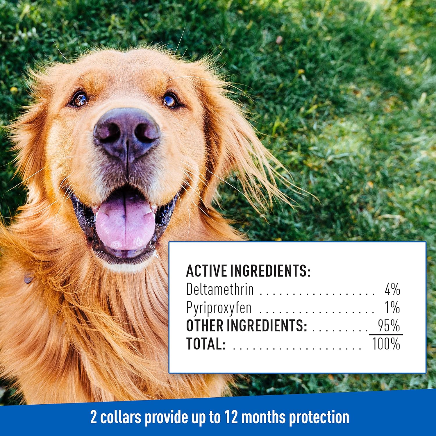 Adams Premium Flea & Tick Collar Plus for Dogs (2 pk/Gold Tin) - Image 8
