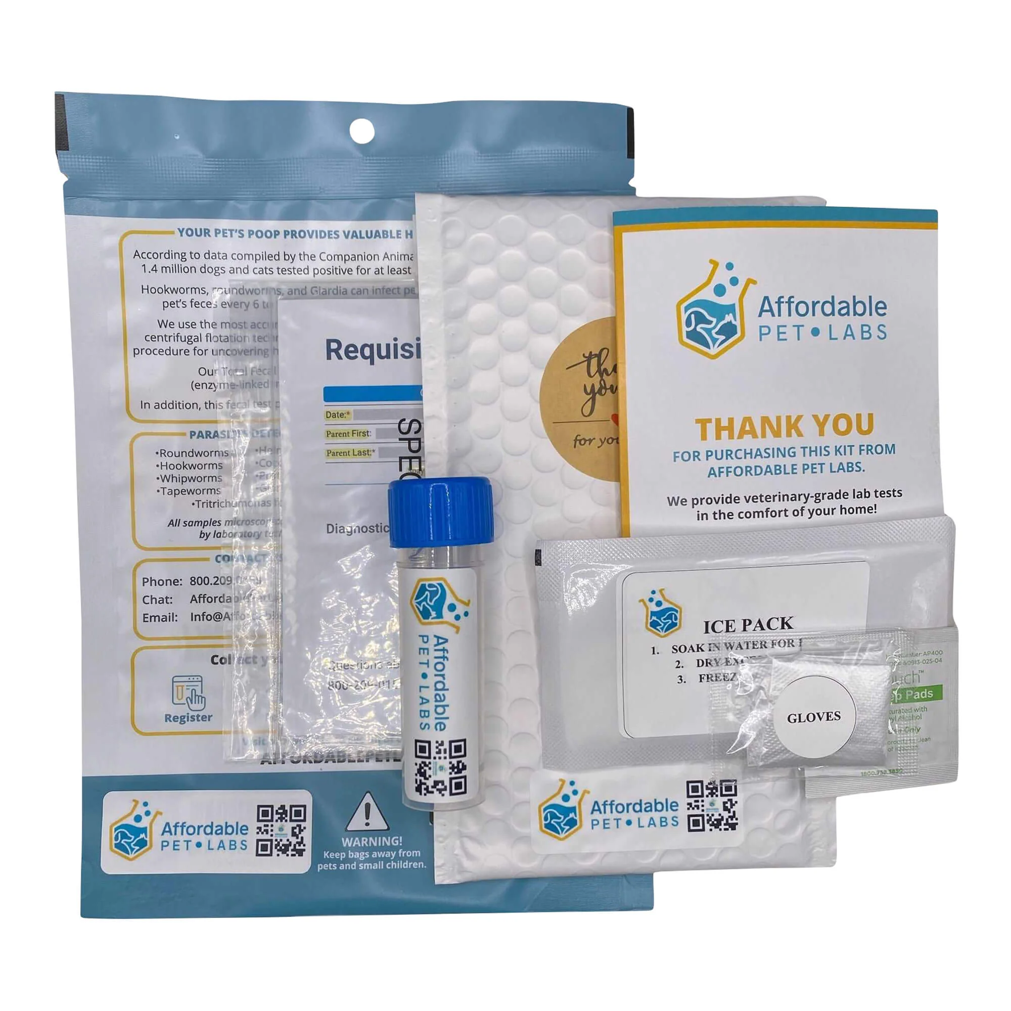 Premier Fecal Diagnostic Test For Dogs, Easy Home Kit - Image 3