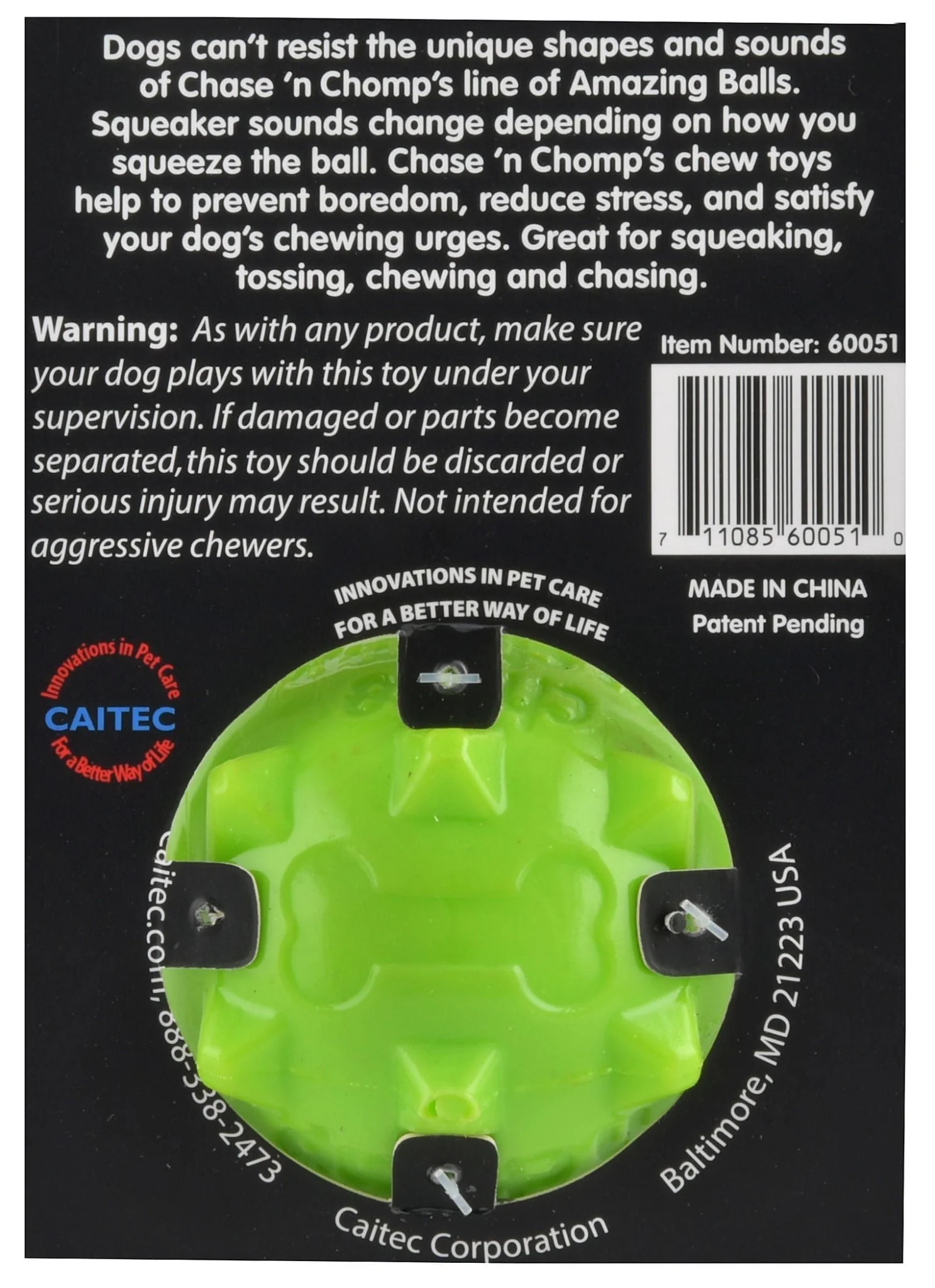 Amazing Knobble Ball Squeak & Float Dog Toy - Image 5
