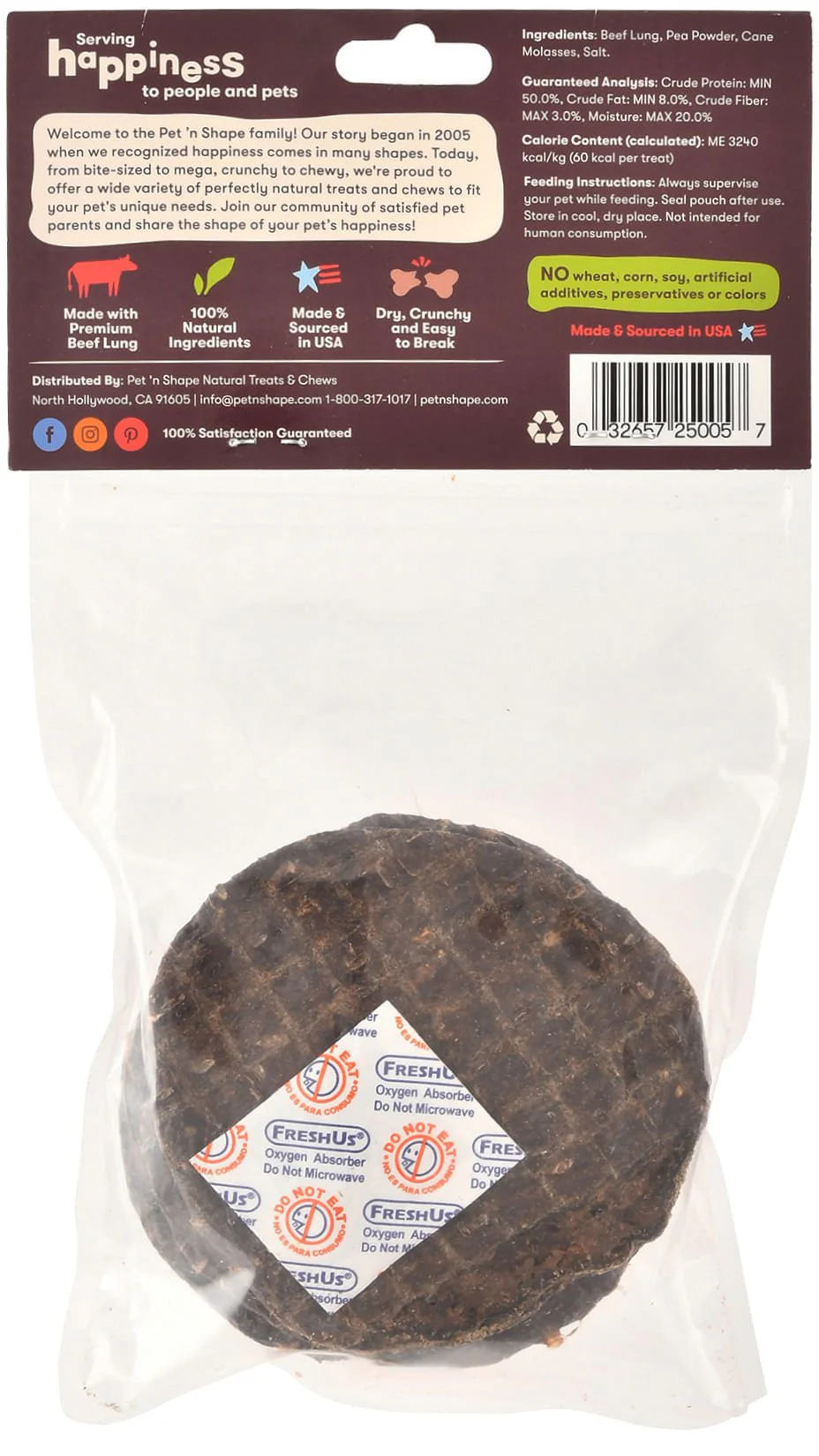 American Patties Premium Beef Lung Dog Treats - Image 6