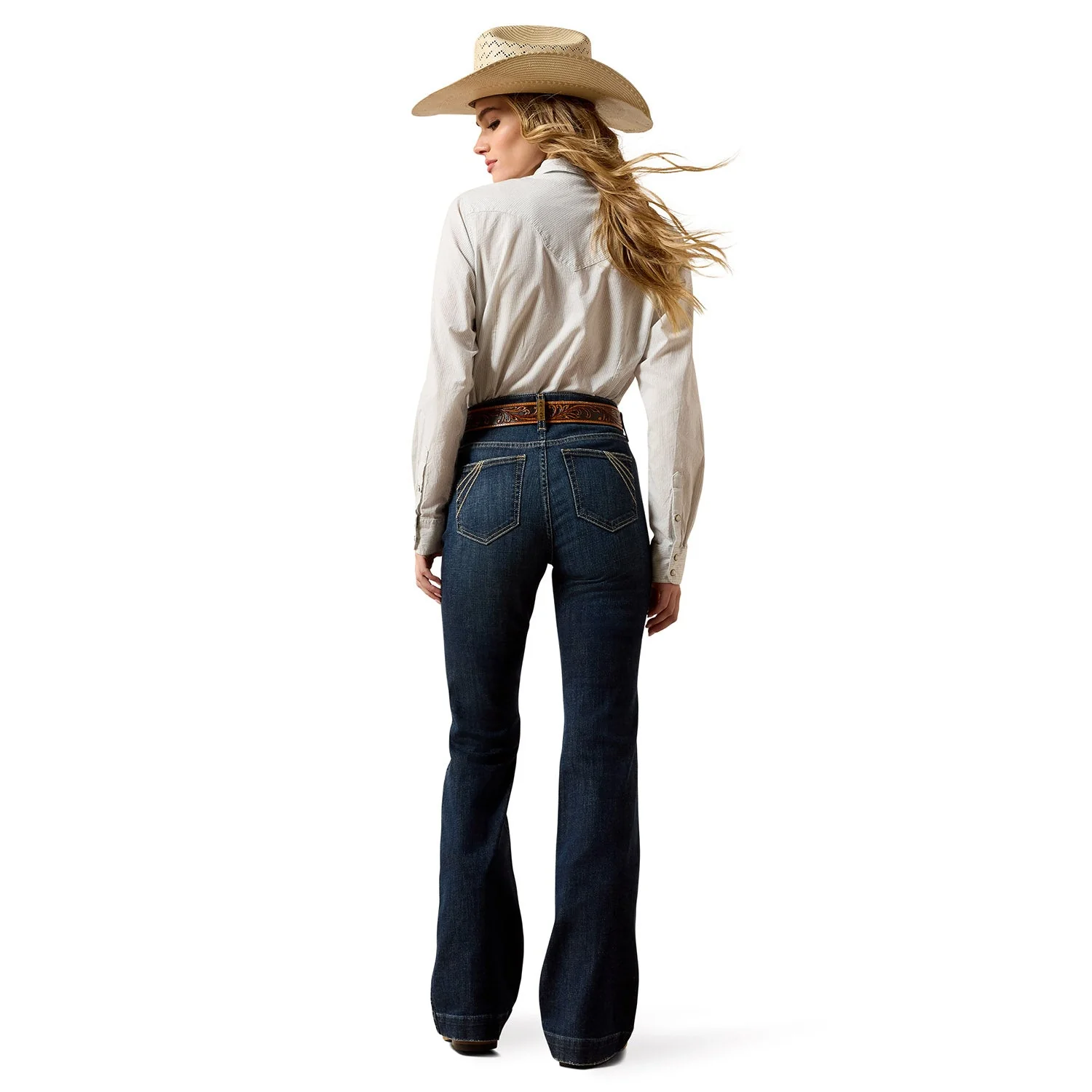 Ariat Women's High Rise Vivienne Slim Trouser Jeans - Stretchy, Arena-Ready & Casual Wear - Image 2