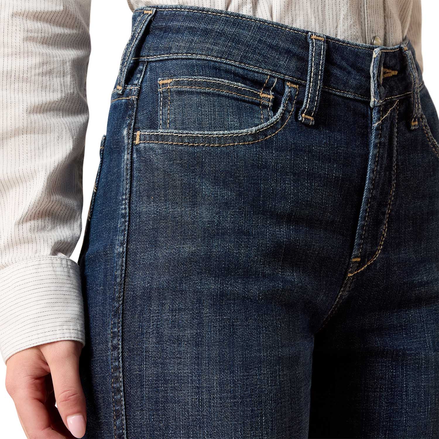 Ariat Women's High Rise Vivienne Slim Trouser Jeans - Stretchy, Arena-Ready & Casual Wear - Image 3