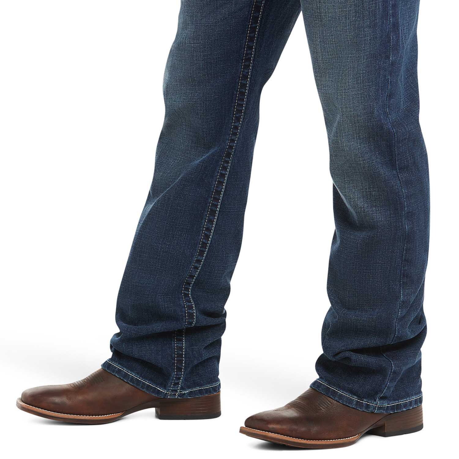 Ariat Men's M4 Low Rise Stretch Adkins Boot Cut Jean - Image 111