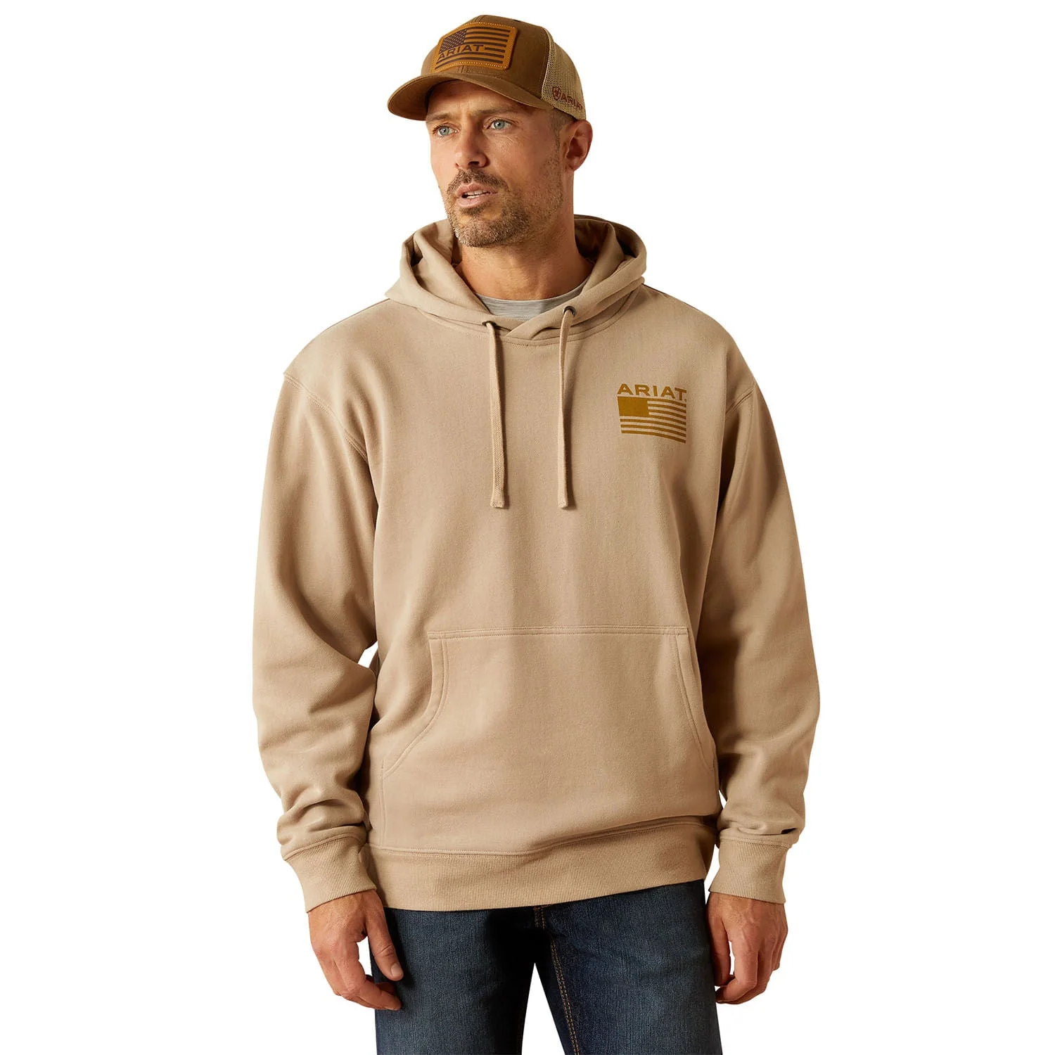 Ariat Men's Camo Hex Hoodie - Image 3