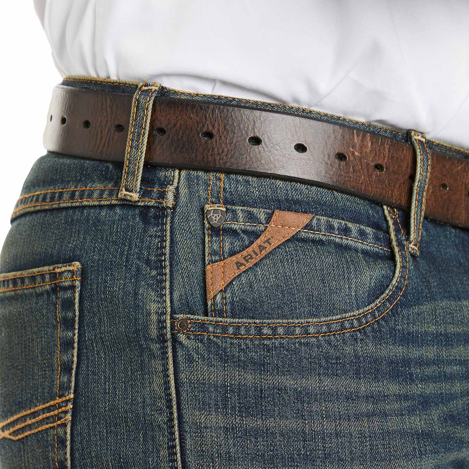Ariat Men's M5 Slim Legacy Stackable Straight Leg Jean - Image 3