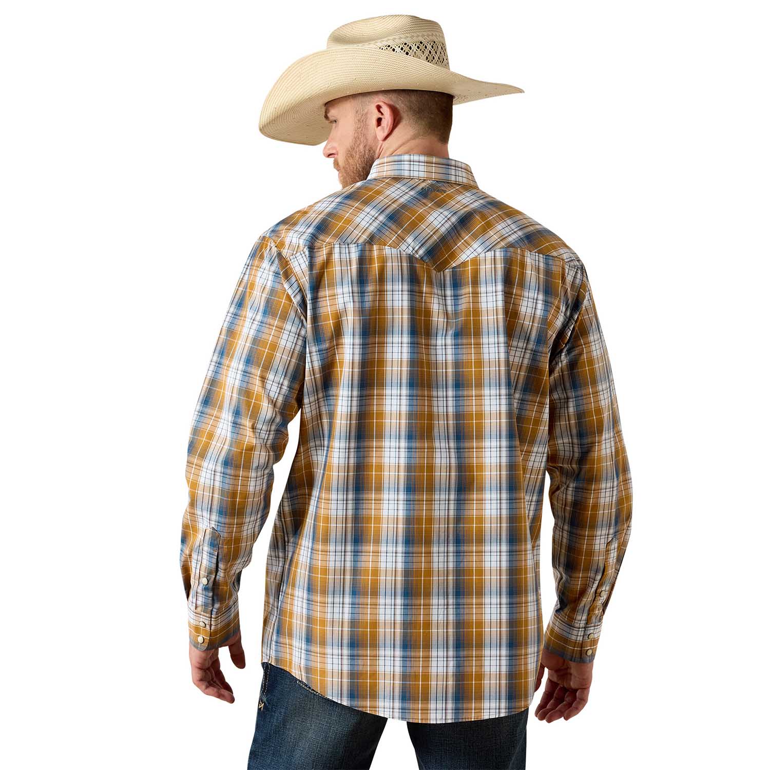 Ariat Mens Pro Series Western Classic Long Sleeve Snap Front Shirt - Image 5