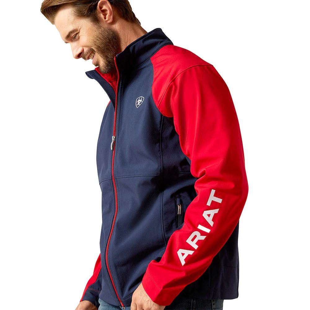 Ariat Mens Team EQ Softshell Jacket - Lightweight Fleece Riding Jacket - Image 4
