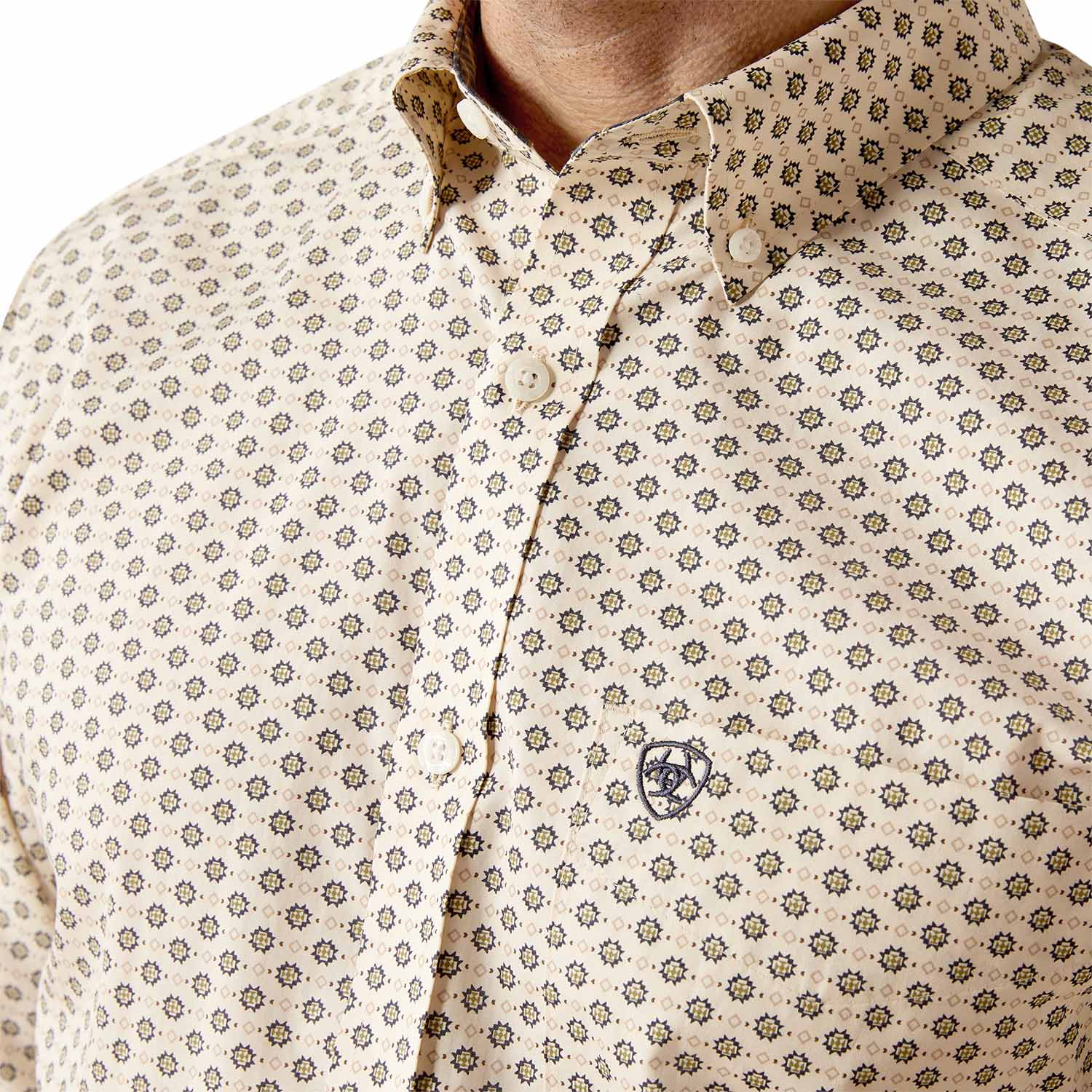 Ariat Men's Wrinkle Free Fraiser Longsleeve Fitted Shirt - Image 3