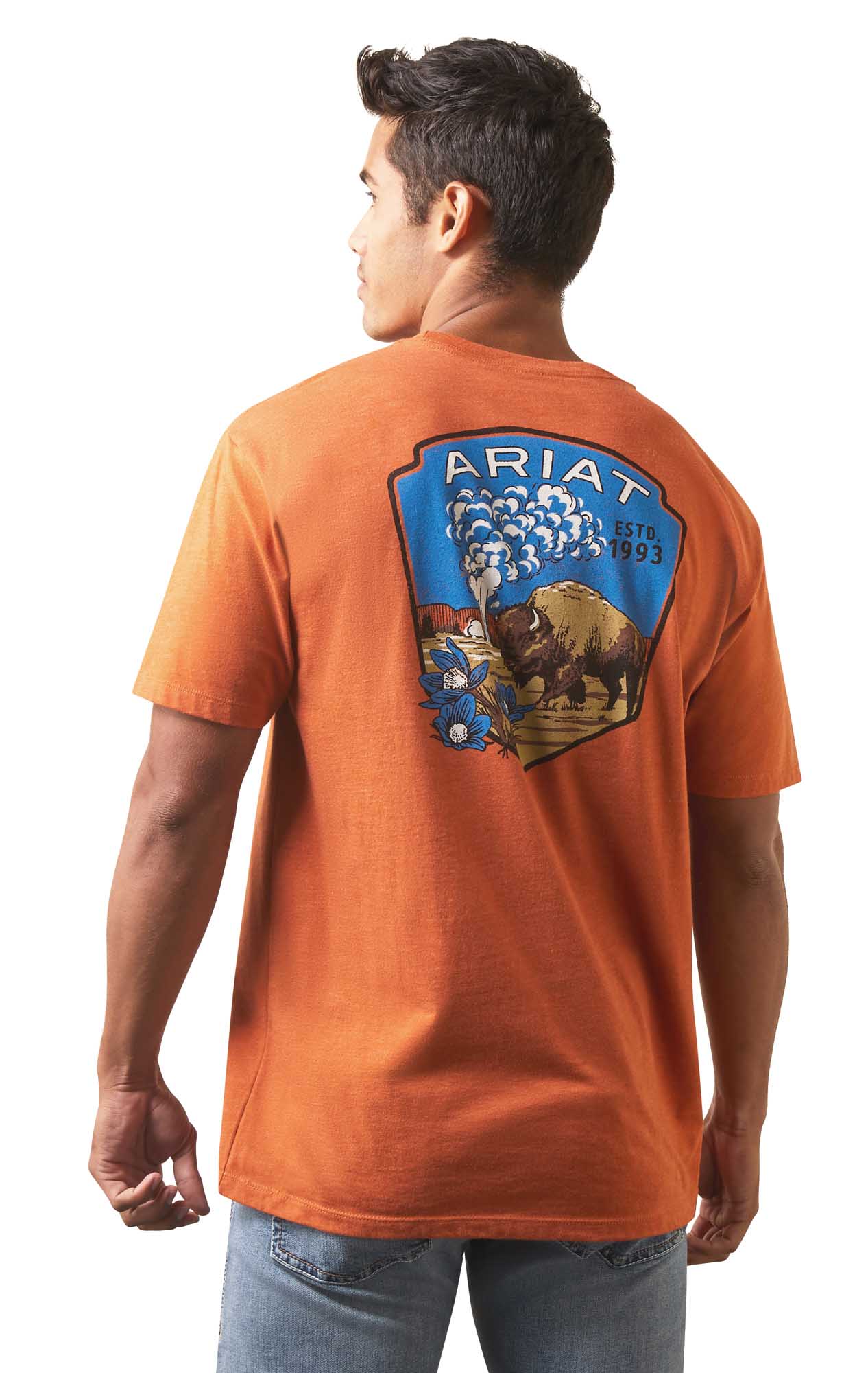 Ariat Men's Old Faithful Short Sleeve T-Shirt - Image 7