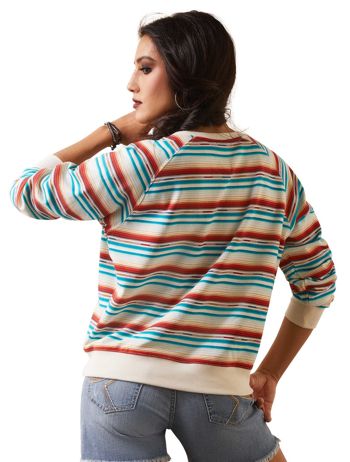 Ariat Women's R.E.A.L. Rosa Serape Sweatshirt - Image 11