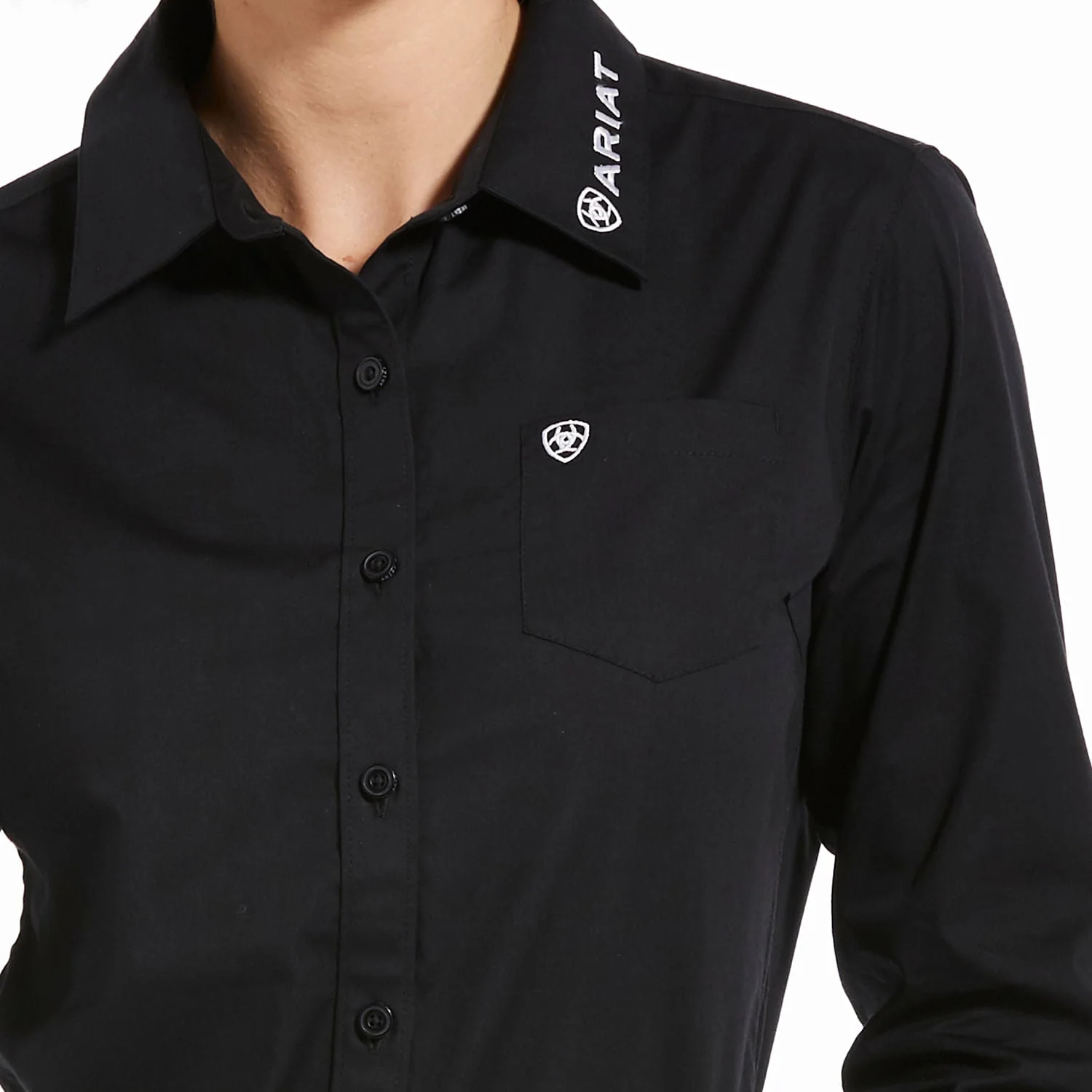 Ariat Women’s Team Kirby Wrinkle-Resistant Stretch Western Performance Shirt - Image 2