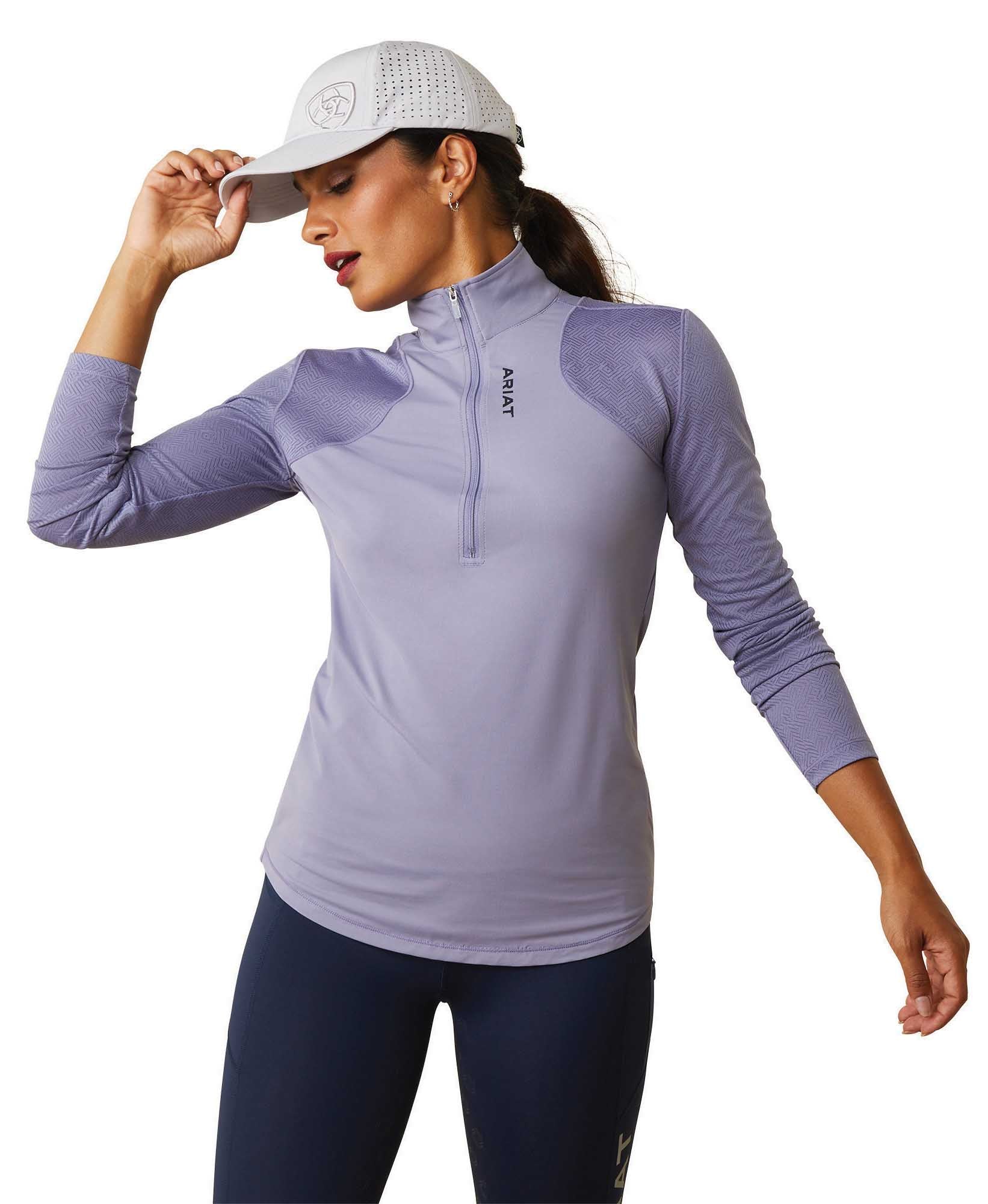 Ariat Women's Breathe 1/4 Zip Baselayer - Image 31