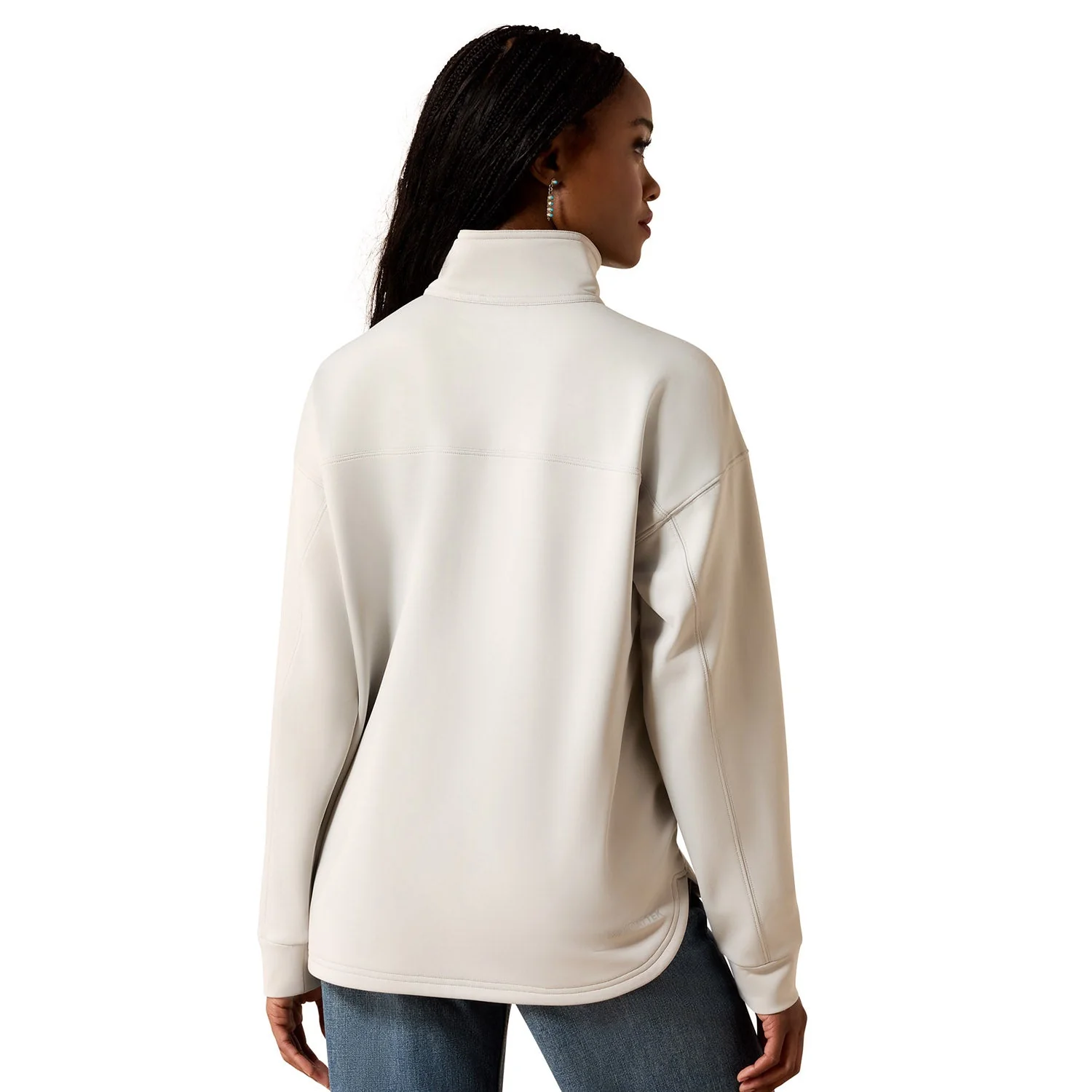 Ariat Women's Breeze Logo 1/2 Zip Fleece Sweatshirt - Image 2