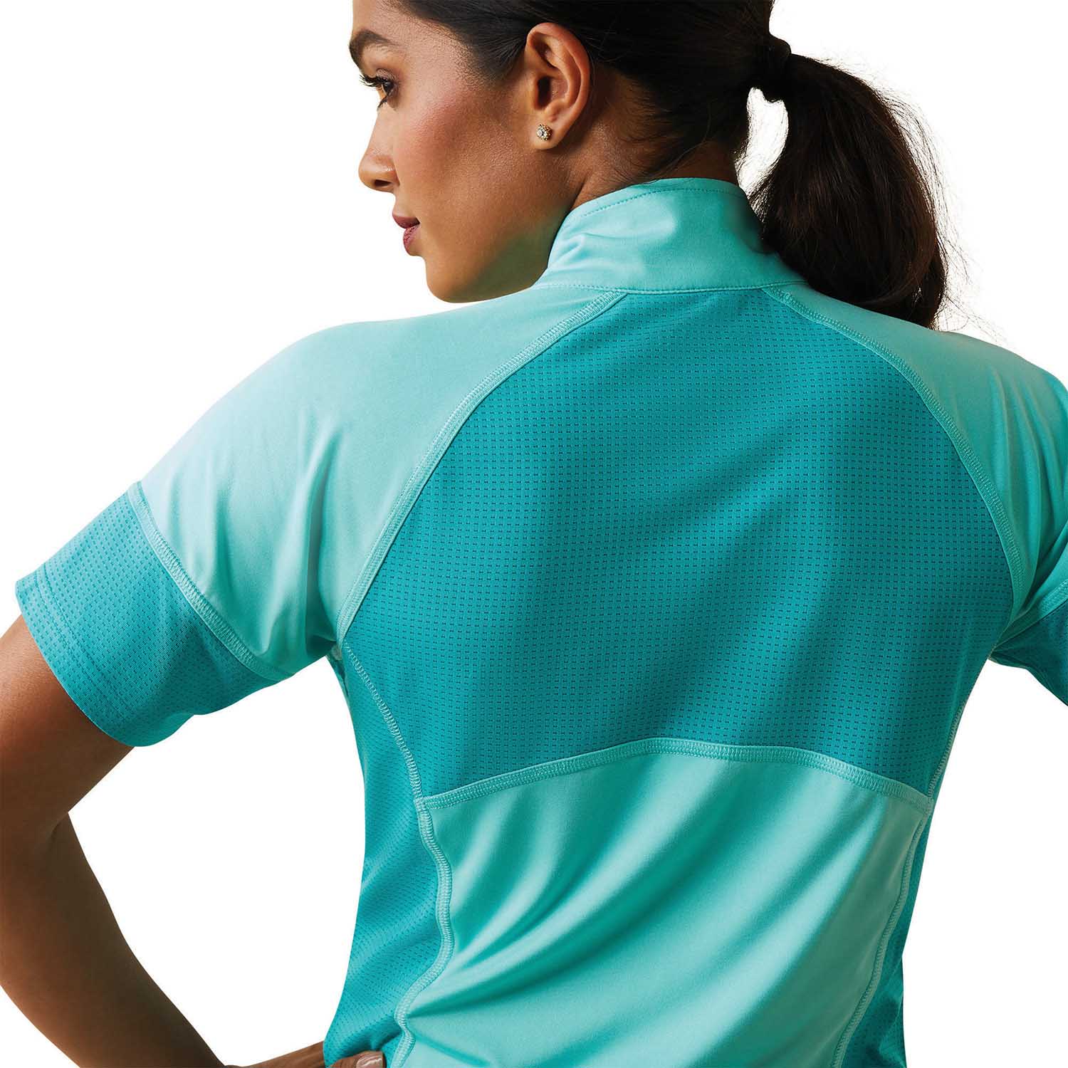 Ariat Women’s Cambria Jersey 1/4 Zip Baselayer – Lightweight Riding Shirt with UPF 50+ - Image 5