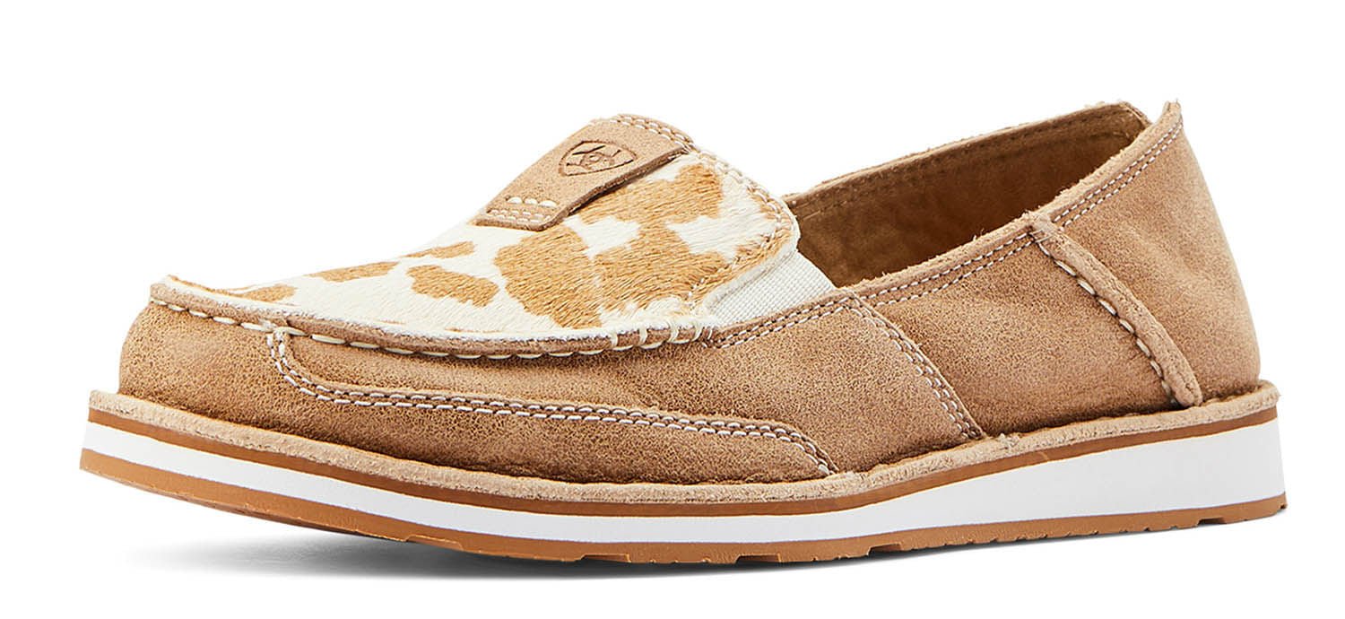 Ariat Women's Cruisers, Adobe/ Tan and White Hair On - Image 3