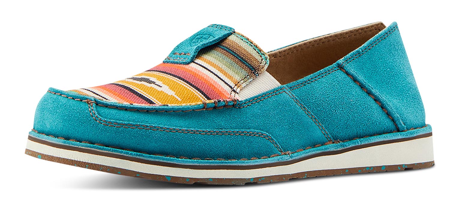 Ariat Women's Cruisers, Teal & Suede - Image 31