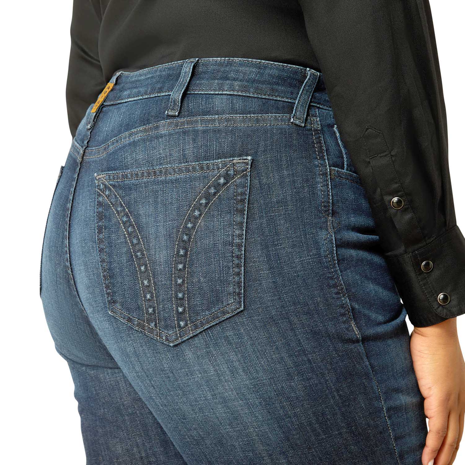 Ariat Womens Frazey High Rise Slim Trouser Jeans - Image 3