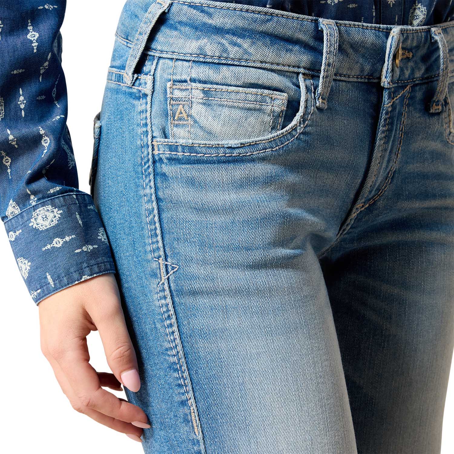 Ariat Women's Mid Rise Clara Trouser Jeans - Image 3