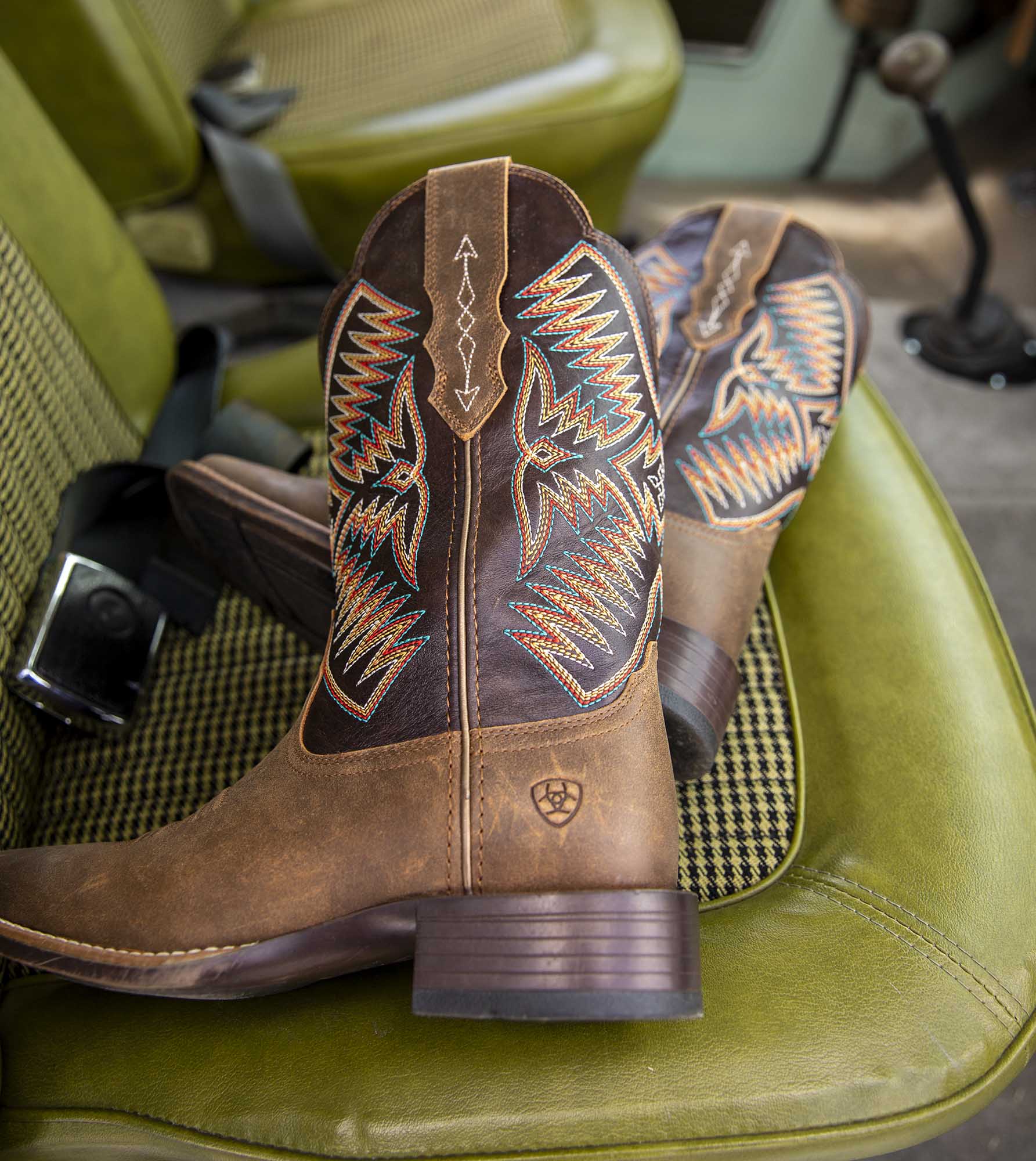 Ariat Women's Odessa StretchFit Western Boot, Fateful Brown - Image 24