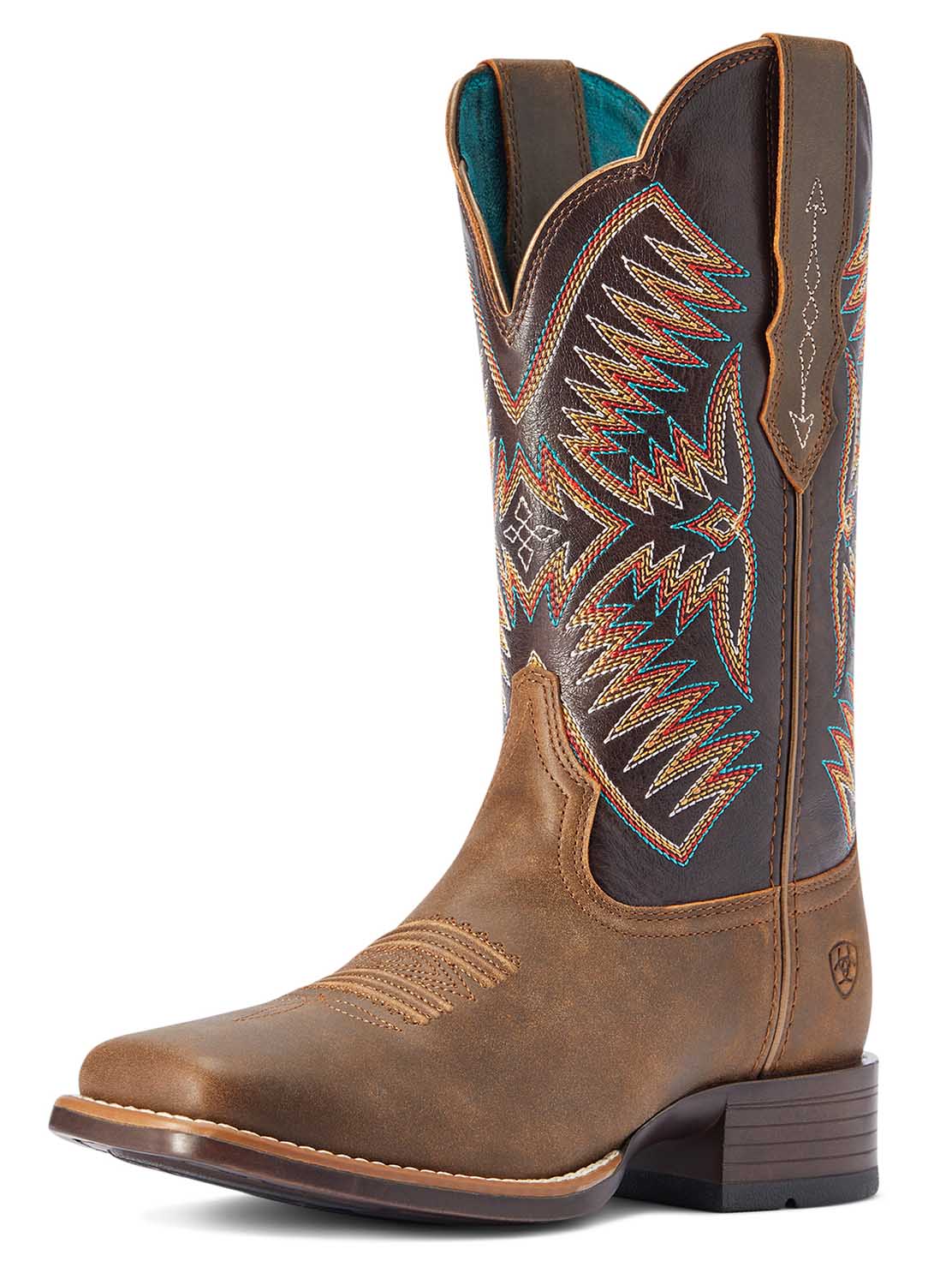 Ariat Women's Odessa StretchFit Western Boot, Fateful Brown - Image 27