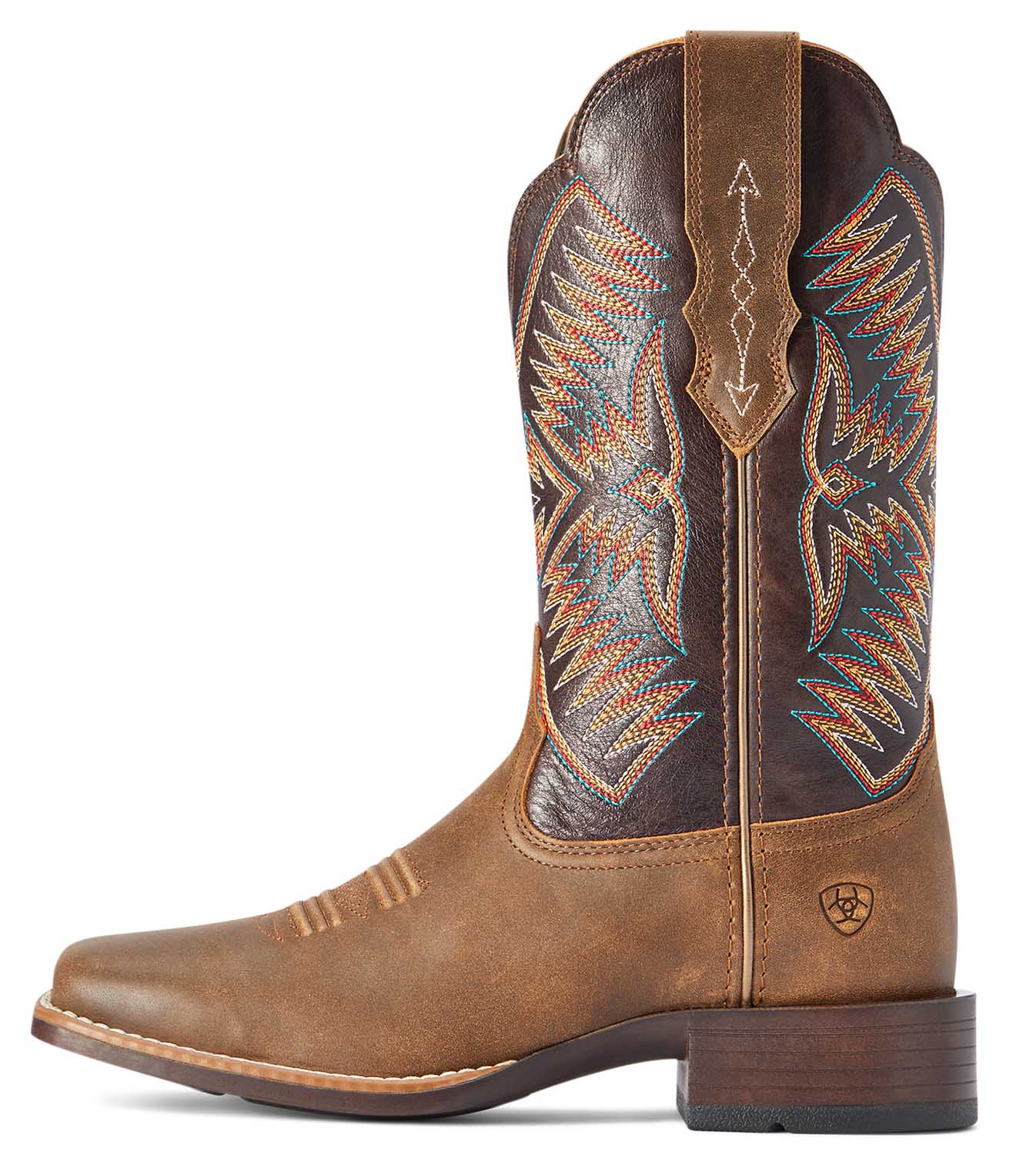 Ariat Women's Odessa StretchFit Western Boot, Fateful Brown - Image 42