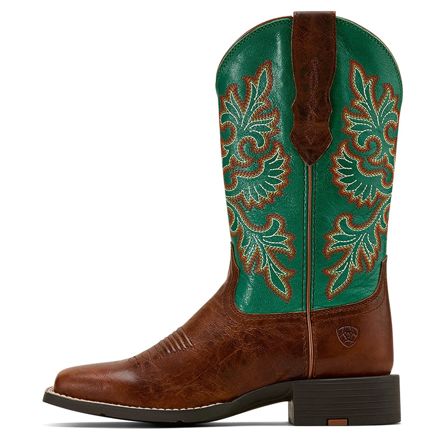 Ariat Women's Round Up Wide Square Toe StretchFit Western Boot - Image 2