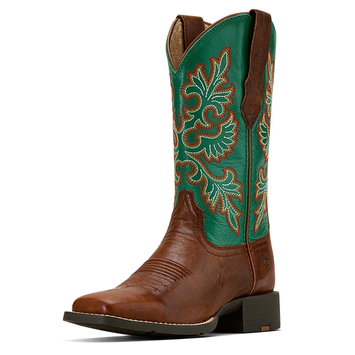 Ariat Women's Round Up Wide Square Toe StretchFit Western Boot - Image 3