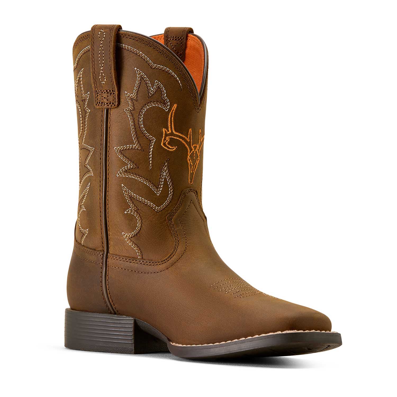 Ariat Youth Deer Ridge Wide Square Toe Western Boot - Image 4