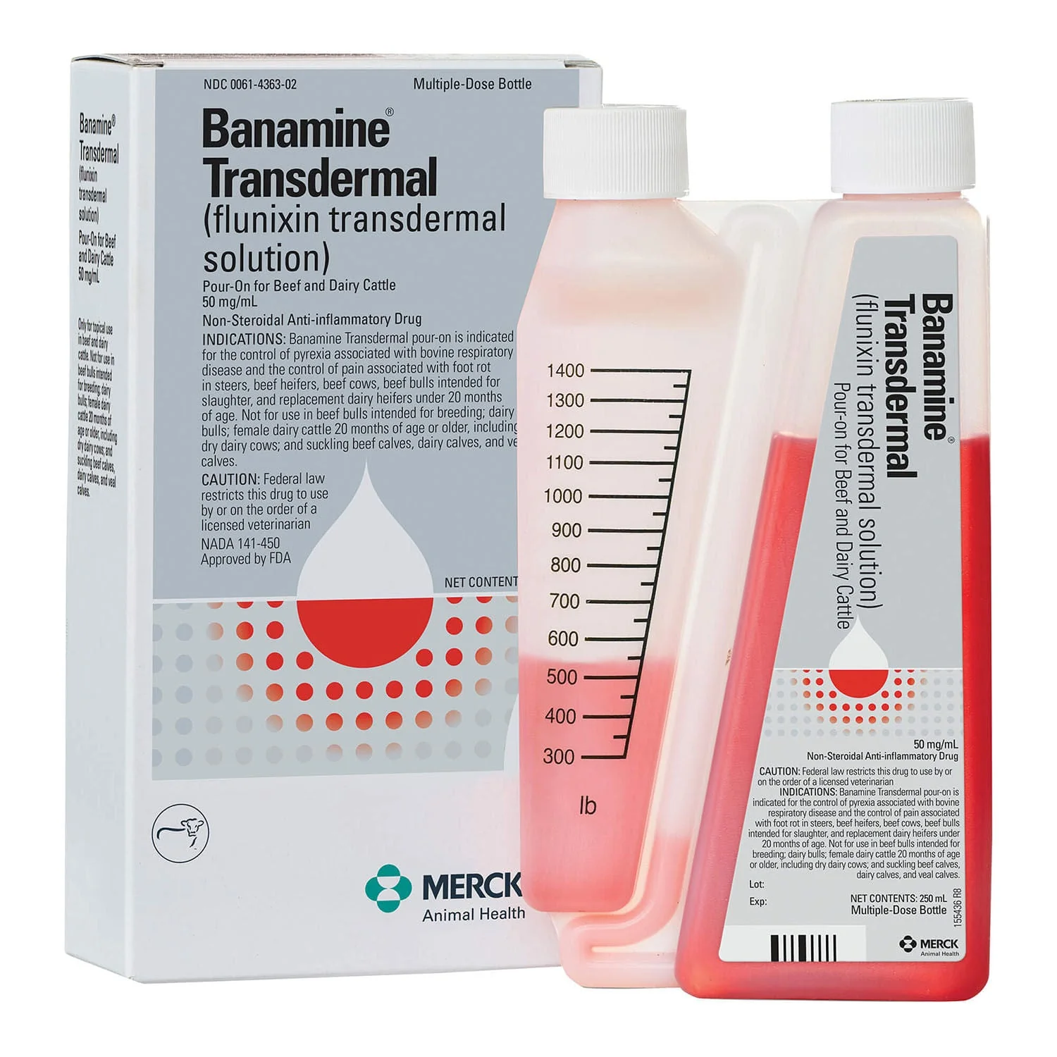 Rx Banamine Transdermal (flunixin transdermal solution) Pour-on for Cattle - Image 5