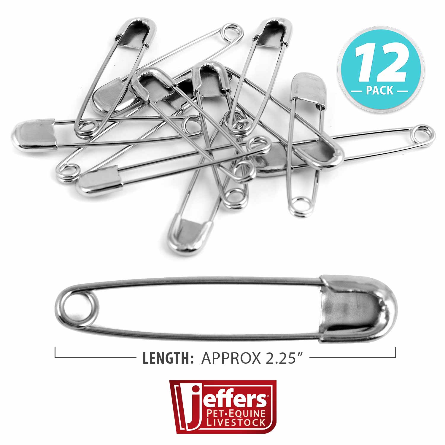 Jeffers Bandage Pins, 12 pk - Image 3