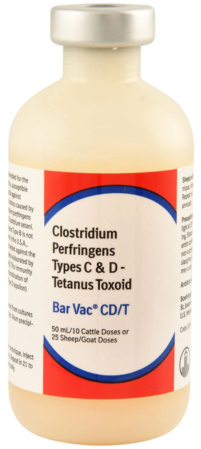 Bar Vac CD/T Vaccine for Cattle, Sheep, & Goats