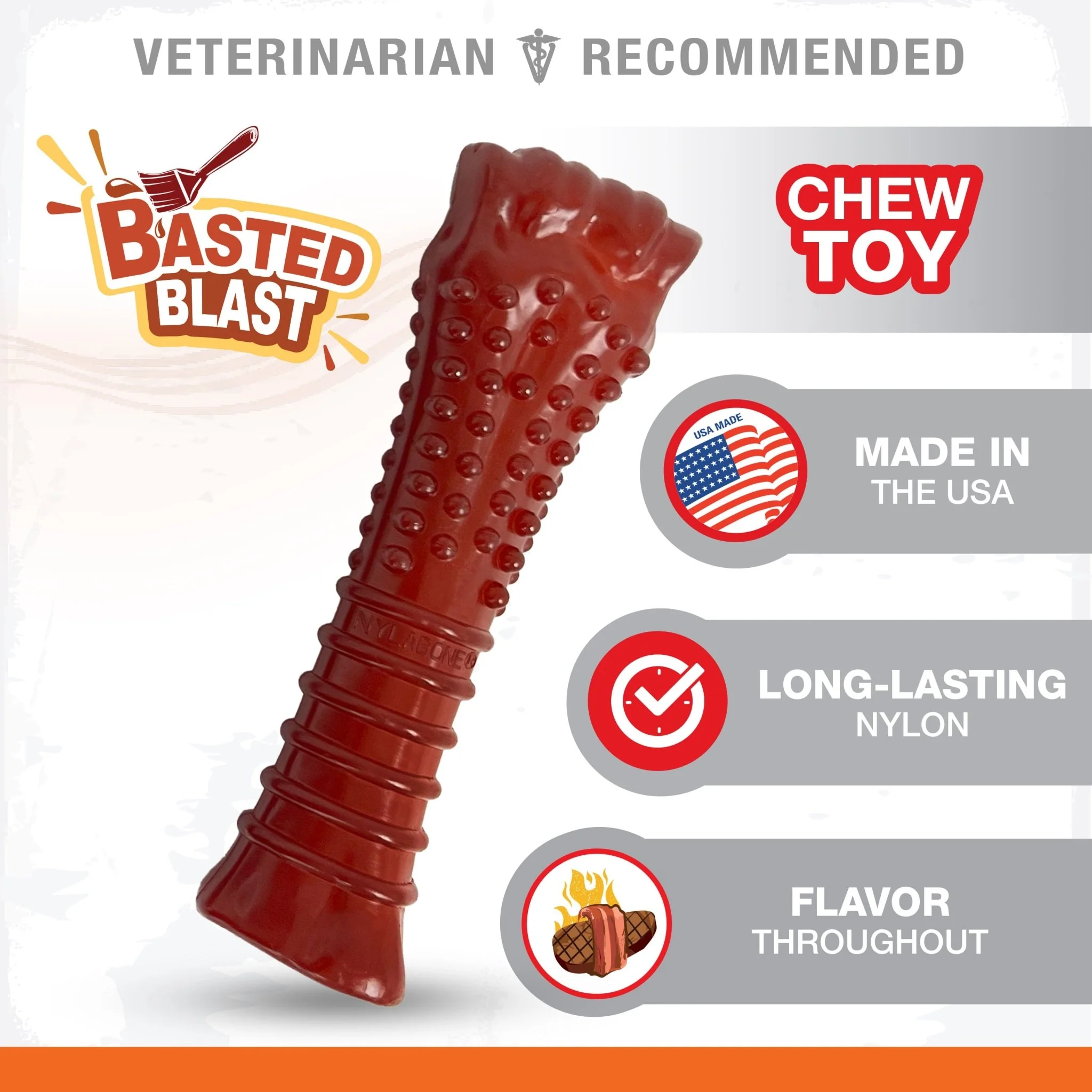 Basted Blast Dual Flavored Power Chew, Bacon Basted Steak - Image 14