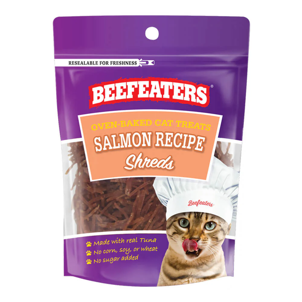 Beefeaters Oven-Baked Cat Treats – Tuna, Salmon & Chicken Fillet Shreds - Image 3