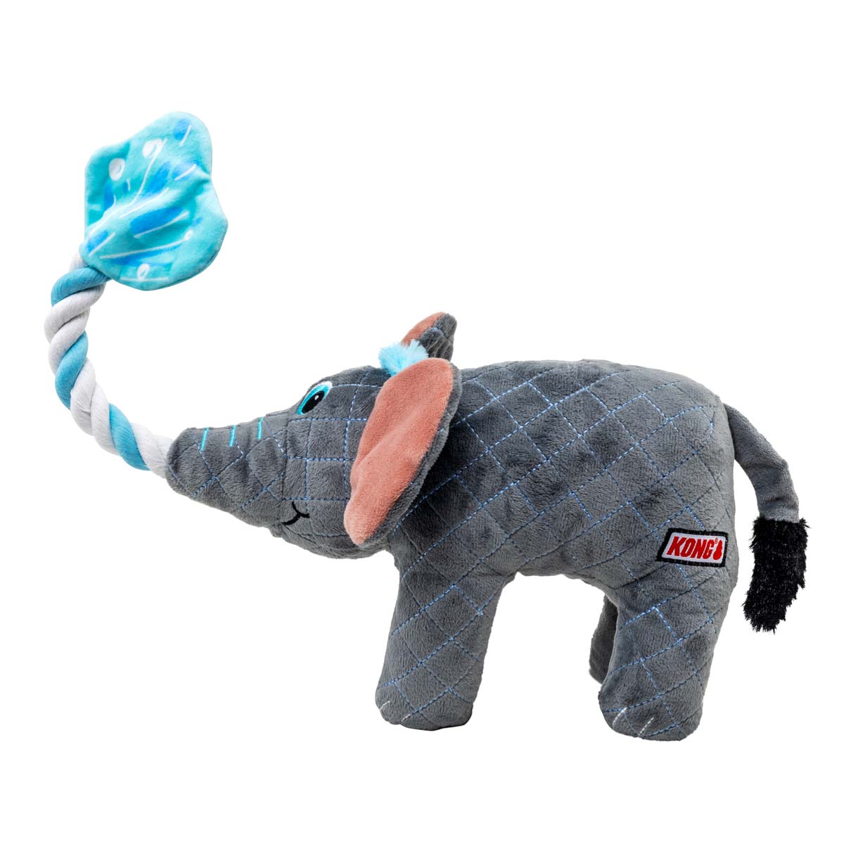 KONG Bendeez™ Plush Dog Toy with Flexible Rope Core & Squeaker - Image 9