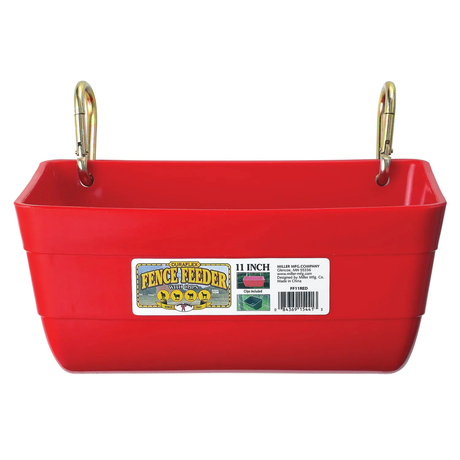 Little Giant Hanging Fence Feeder with Clips, 4 Quart - Image 3