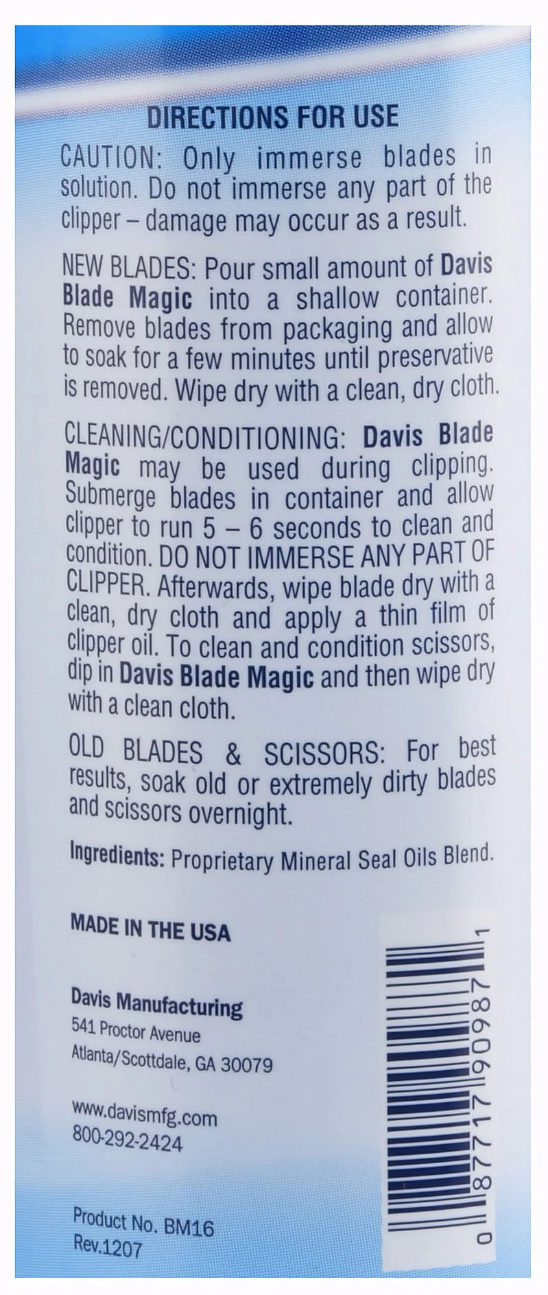 Blade Magic Grooming Clipper & Blade Lubricating Wash, 16 oz - Image 5