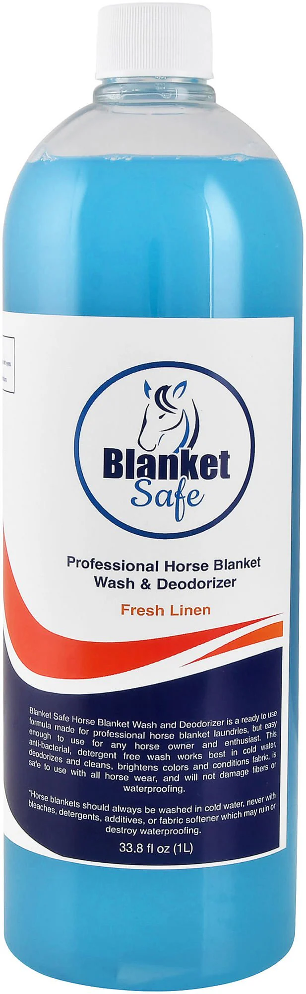 Blanket Safe Horse Blanket Wash & Deodorizer – Detergent-Free, Cold Water Safe, Protects Waterproofing